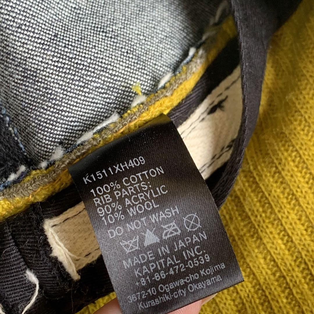Kapital kapital smile design denim cap Size ONE SIZE - 3 Thumbnail