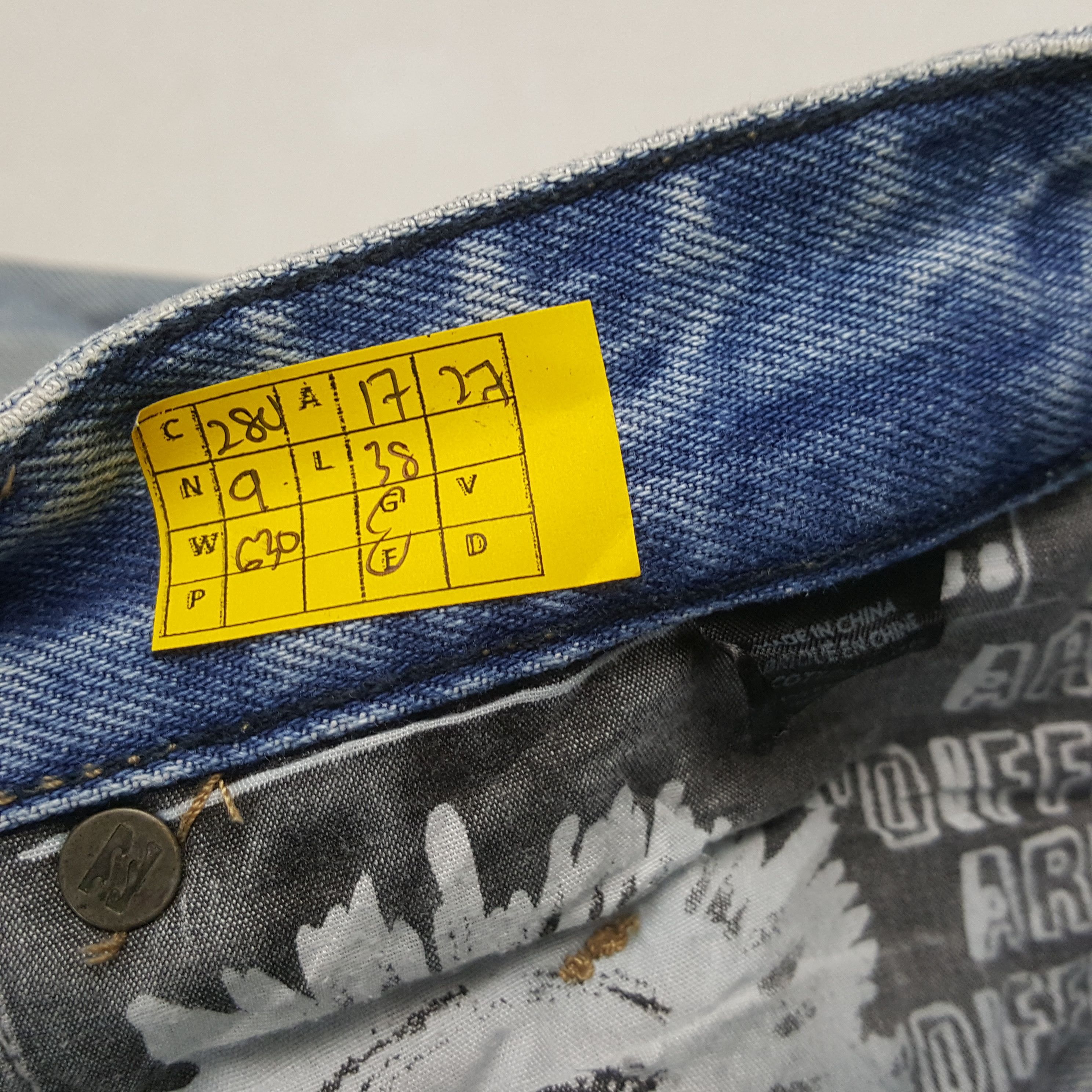 Andy Warhol × Billabong × Vintage Vintage ANDY WARHOL X BILLABONG Rare Design Distressed Jeans Size US 34 / EU 50 - 15 Thumbnail