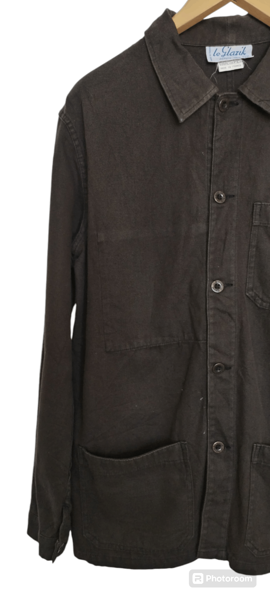 Vintage Vintage Le Grazik Cotton Wool Chore Jacket Made in France Size US M / EU 48-50 / 2 - 2 Thumbnail