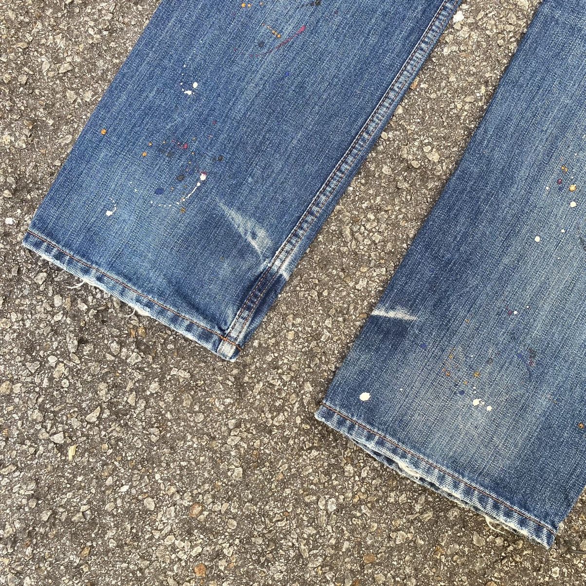 If Six Was Nine Carpenter Jeans Buzz Spunky Distressed Denim Size US 32 / EU 48 - 7 Thumbnail