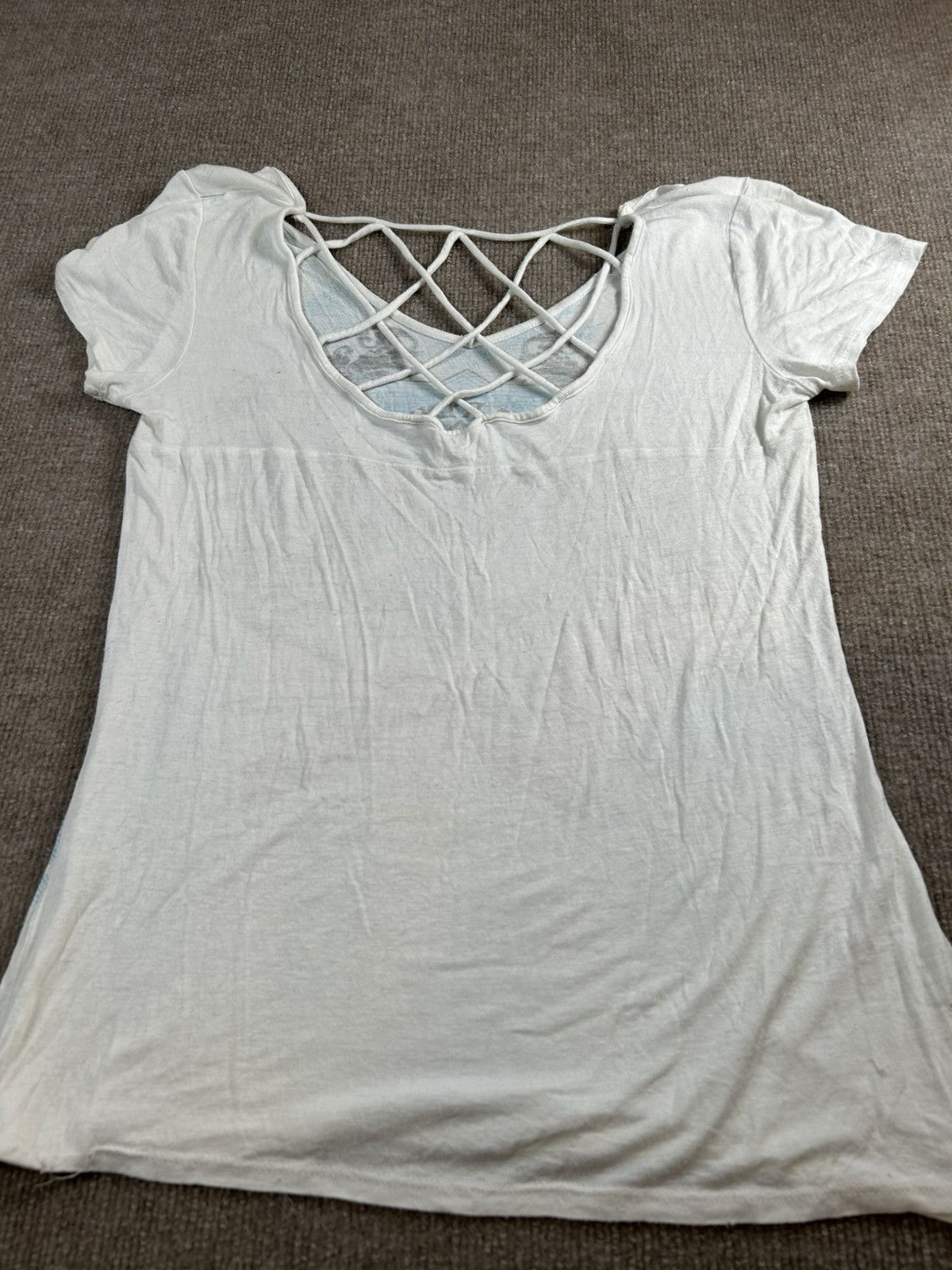 Harley Davidson Harley-Davidson Women’s Tee Medium Rhinestone Graphic 1158 Size M / US 6-8 / IT 42-44 - 6 Thumbnail