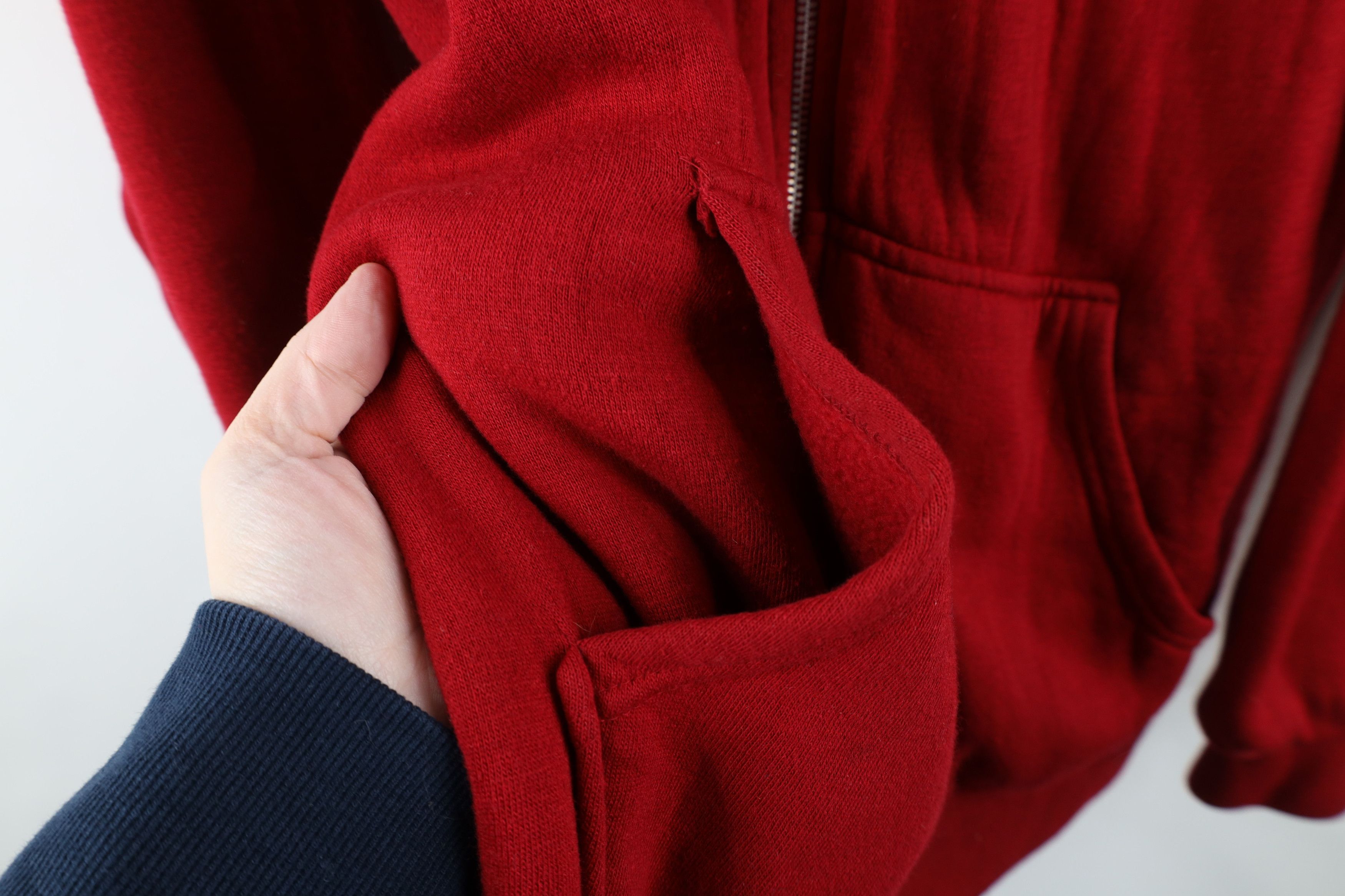 Vintage Vintage 70s 80s Streetwear Thermal Lined Full Zip Hoodie Size US L / EU 52-54 / 3 - 5 Thumbnail
