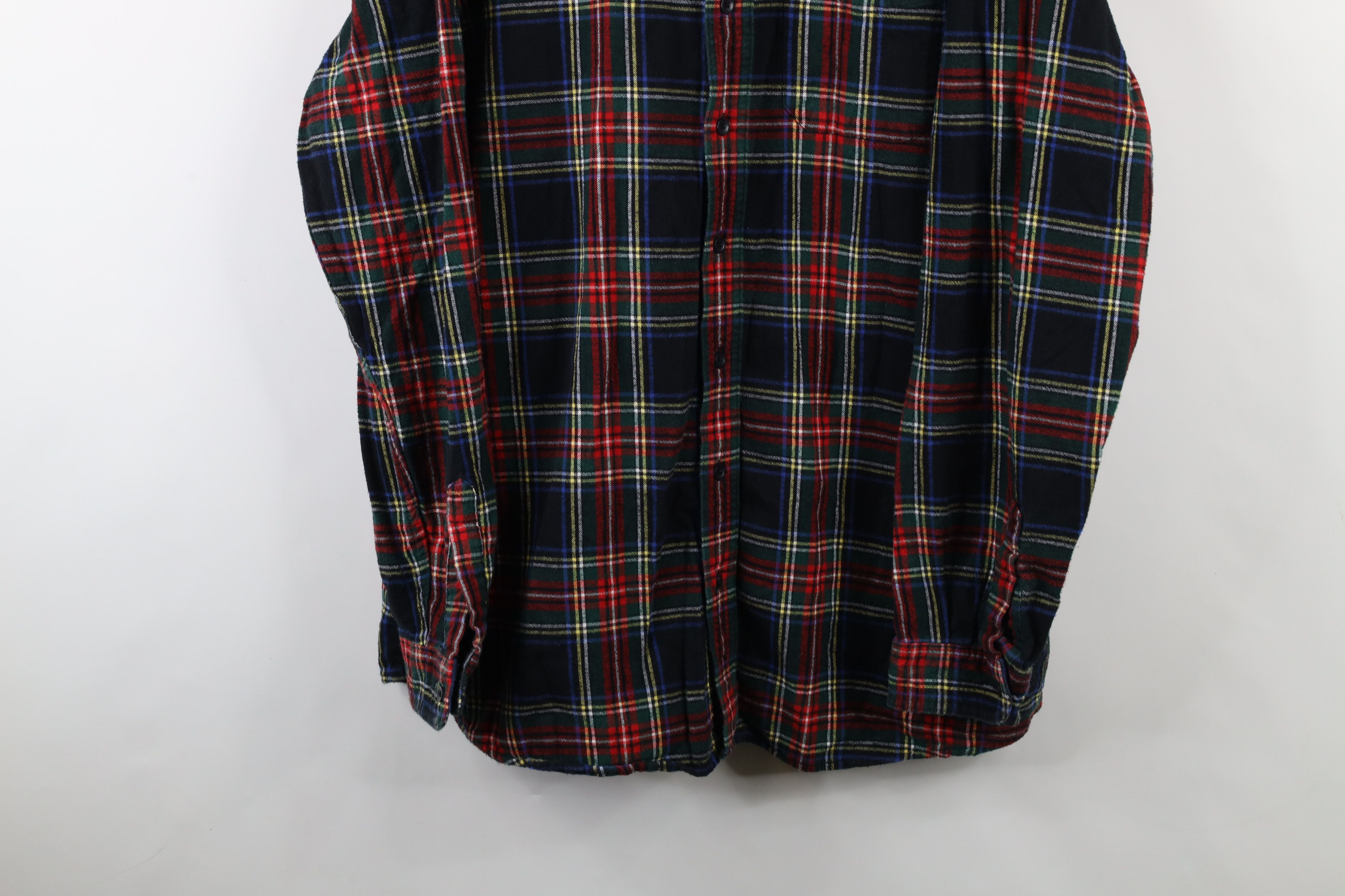 L.L. Bean × Vintage Vintage LL Bean Collared Button Down Shirt Plaid Cotton Size US XXL / EU 58 / 5 - 3 Thumbnail