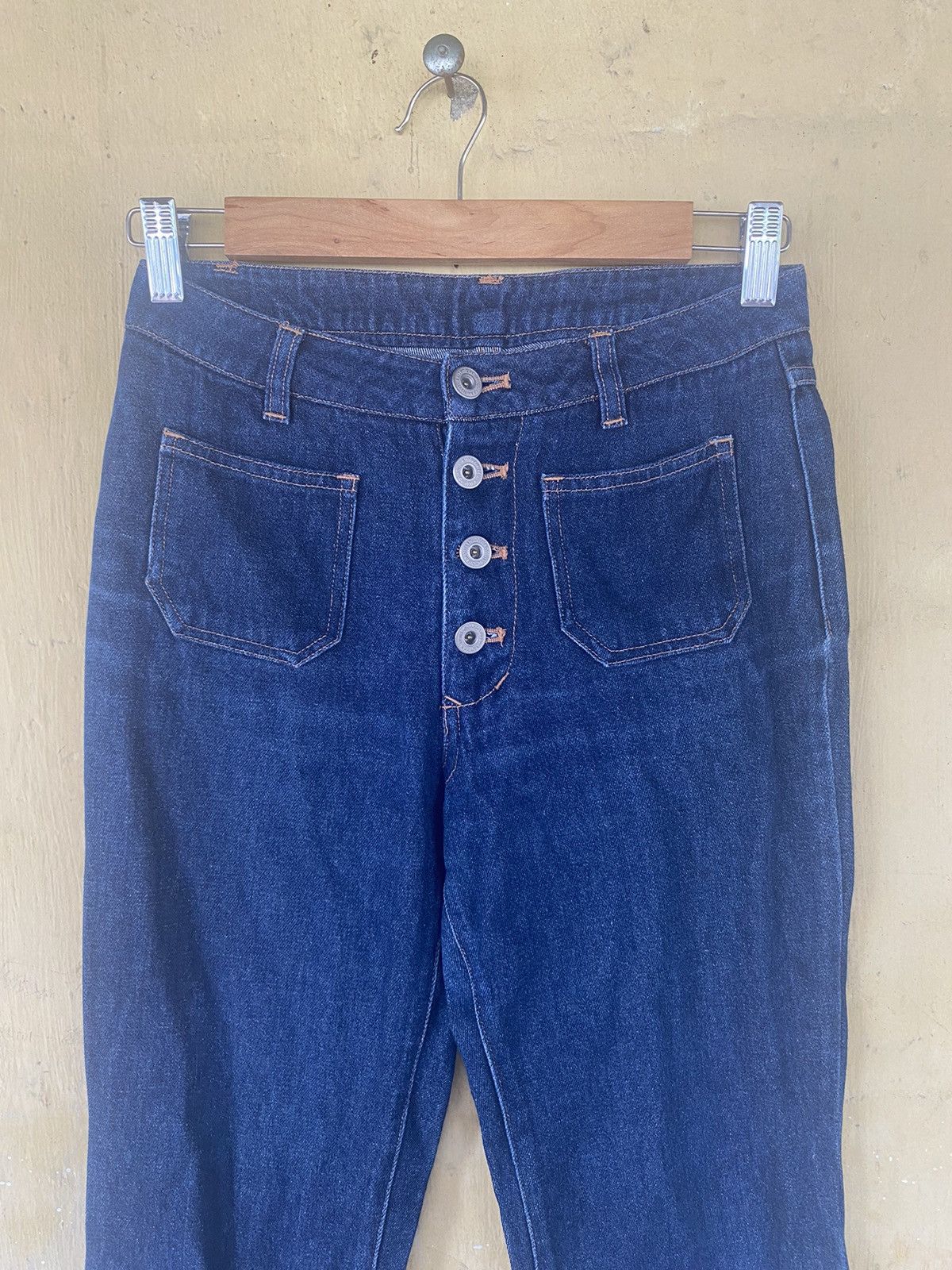 If Six Was Nine × Japanese Brand F.M.N Bush Pant Denim Jeans Bootcut Flare Size 26" / US 2 / IT 38 - 3 Thumbnail