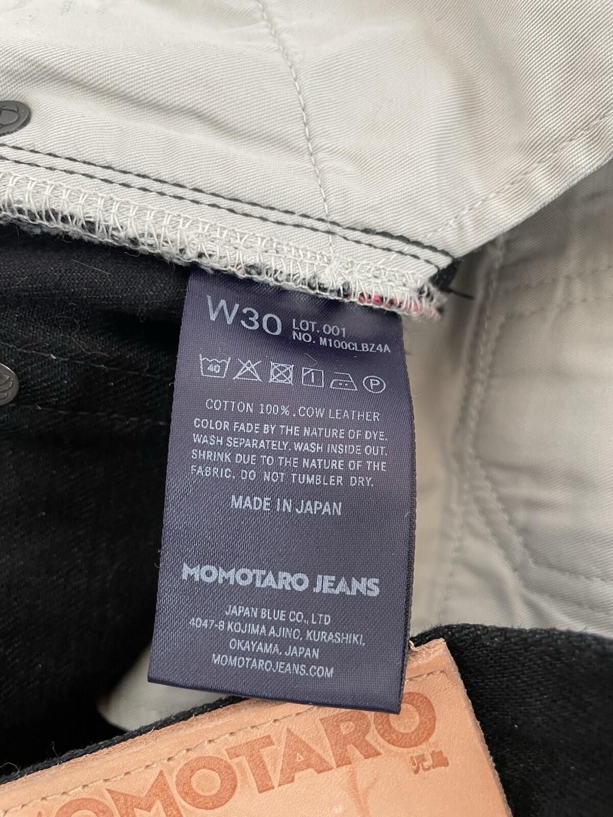 Momotaro Jeans Momotaro MMJZ1101 Straight Denim Jeans Black Selvedge 30 Size US 30 / EU 46 - 5 Thumbnail