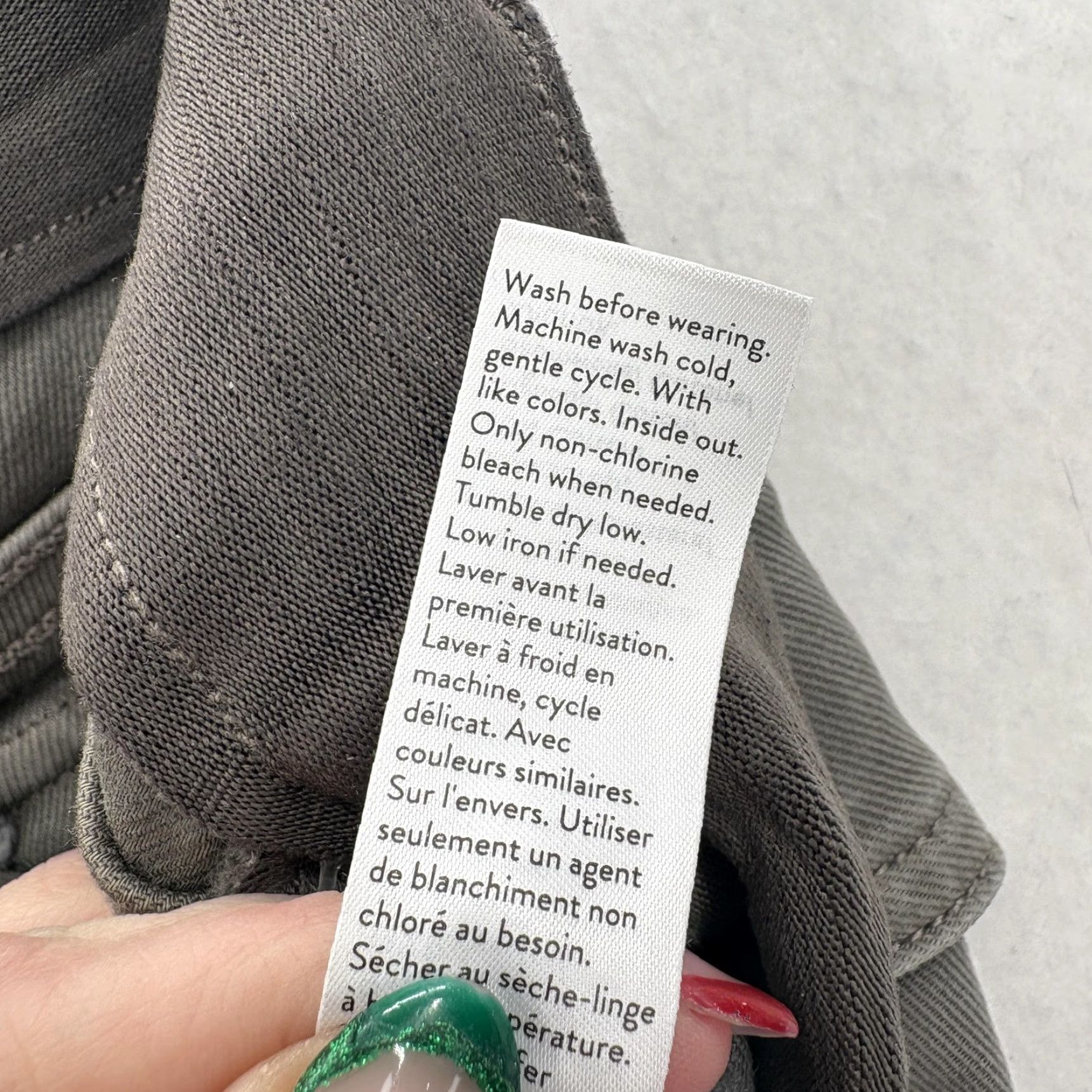 Spanx Spanx Perfect Stretch Twill Ankle Cargo Pants Womens Large Sage Green Pull On Pants Size 36" / US 14 / IT 50 - 7 Thumbnail