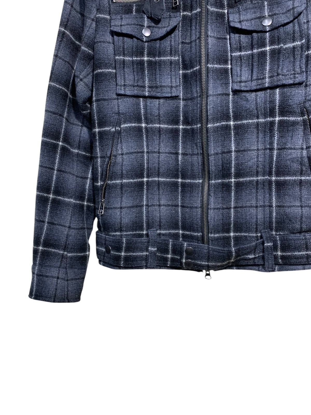 Japanese Brand 🔥EDGE RUPERT BLUE TARTANS WOOL JACKET FUR Size US M / EU 48-50 / 2 - 5 Thumbnail