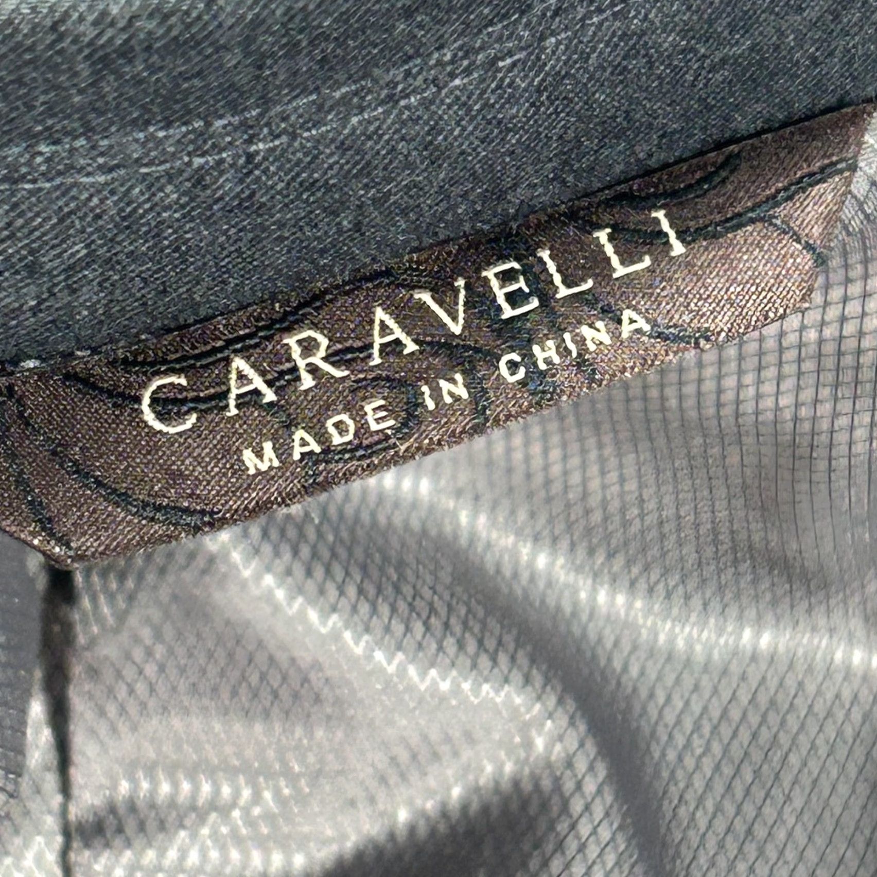 Vintage Caravelli Suit Mens 50R Jacket 42x26 Pants Gray Solid 2 Piece Dress Business Size 50R - 6 Thumbnail