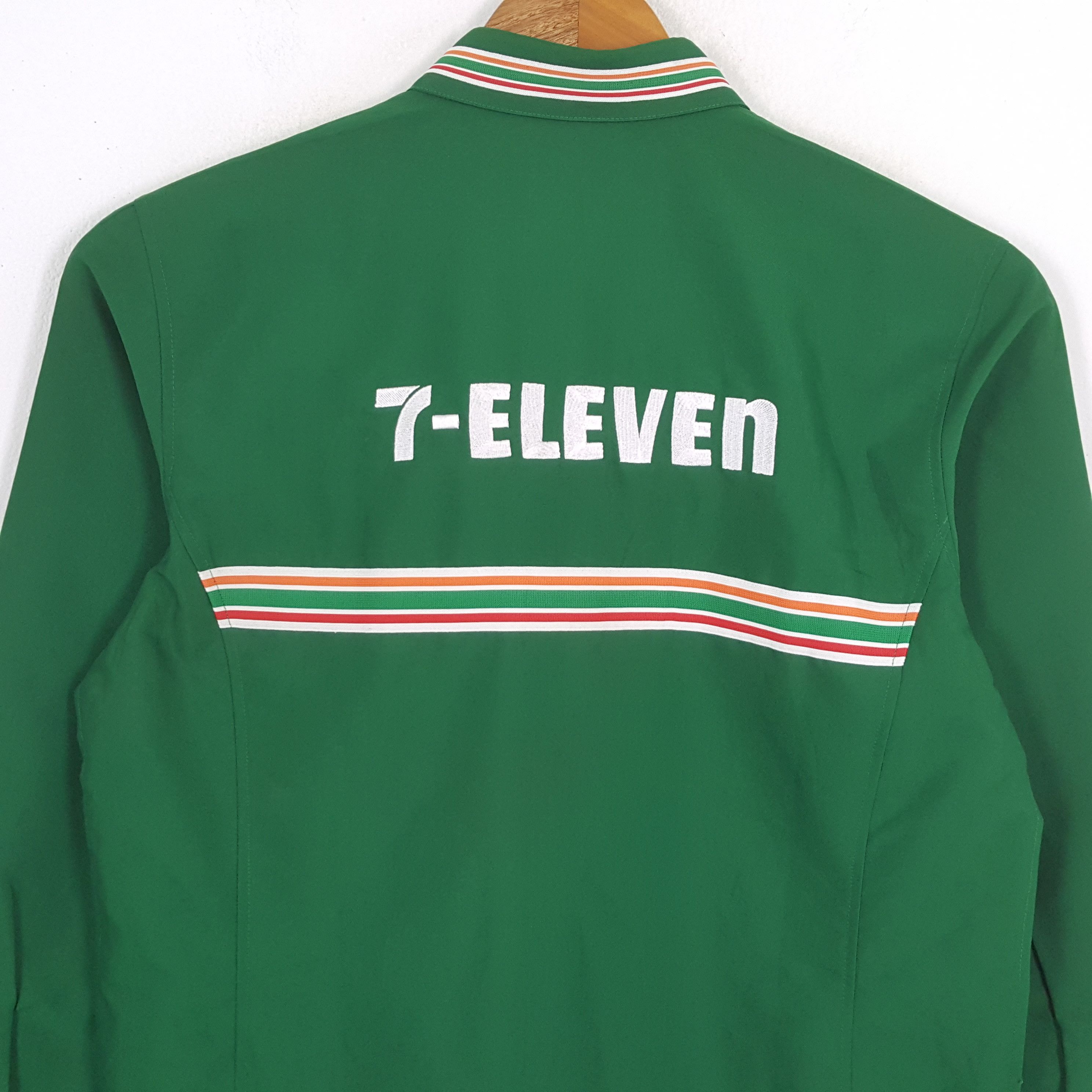 Japanese Brand × Vintage Vintage 7-ELEVEn Japanese Workers Uniform Shirt Jacket Size US L / EU 52-54 / 3 - 2 Thumbnail