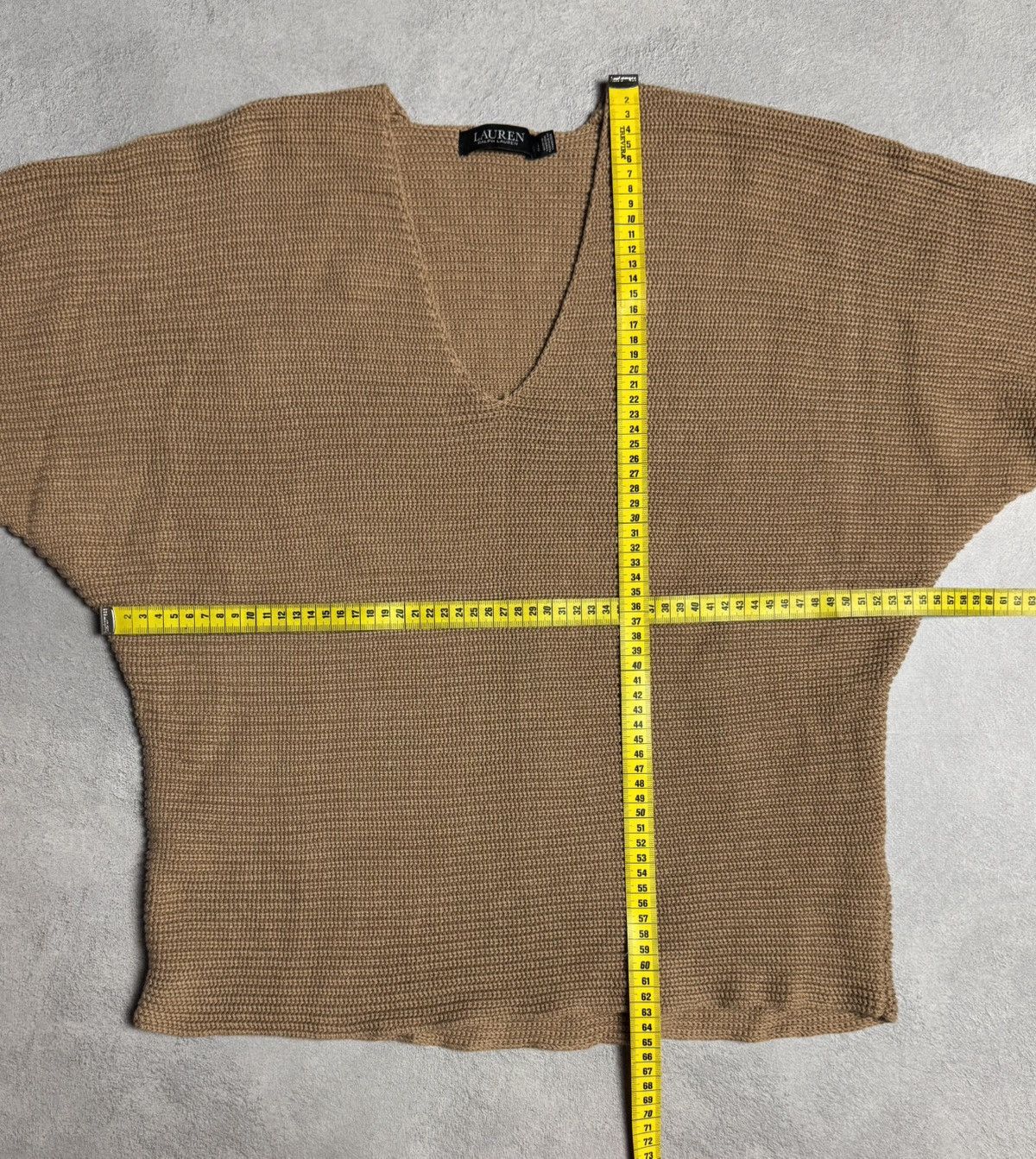 Lauren Ralph Lauren Lauren Ralph Lauren Black Label V-Neck Knit Sweater Size L Size L / US 10 / IT 46 - 12 Thumbnail