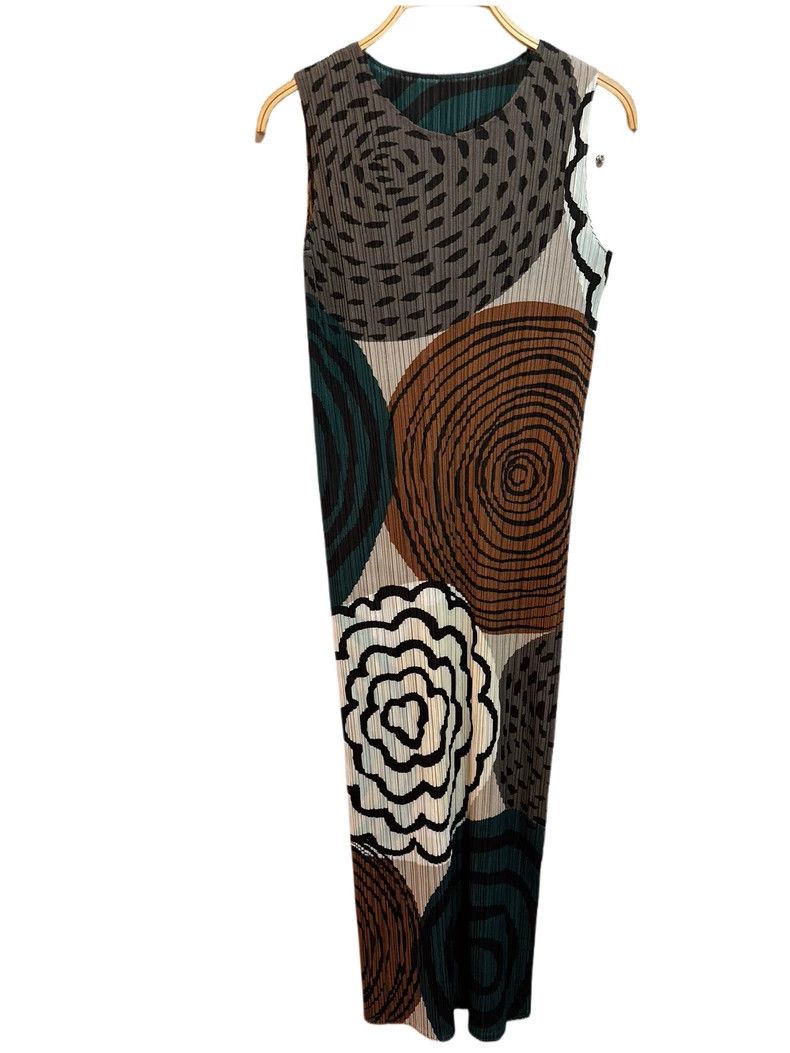 Issey Miyake Issey Miyake Annual ring dress Size L / US 10 / IT 46 - 2 Thumbnail
