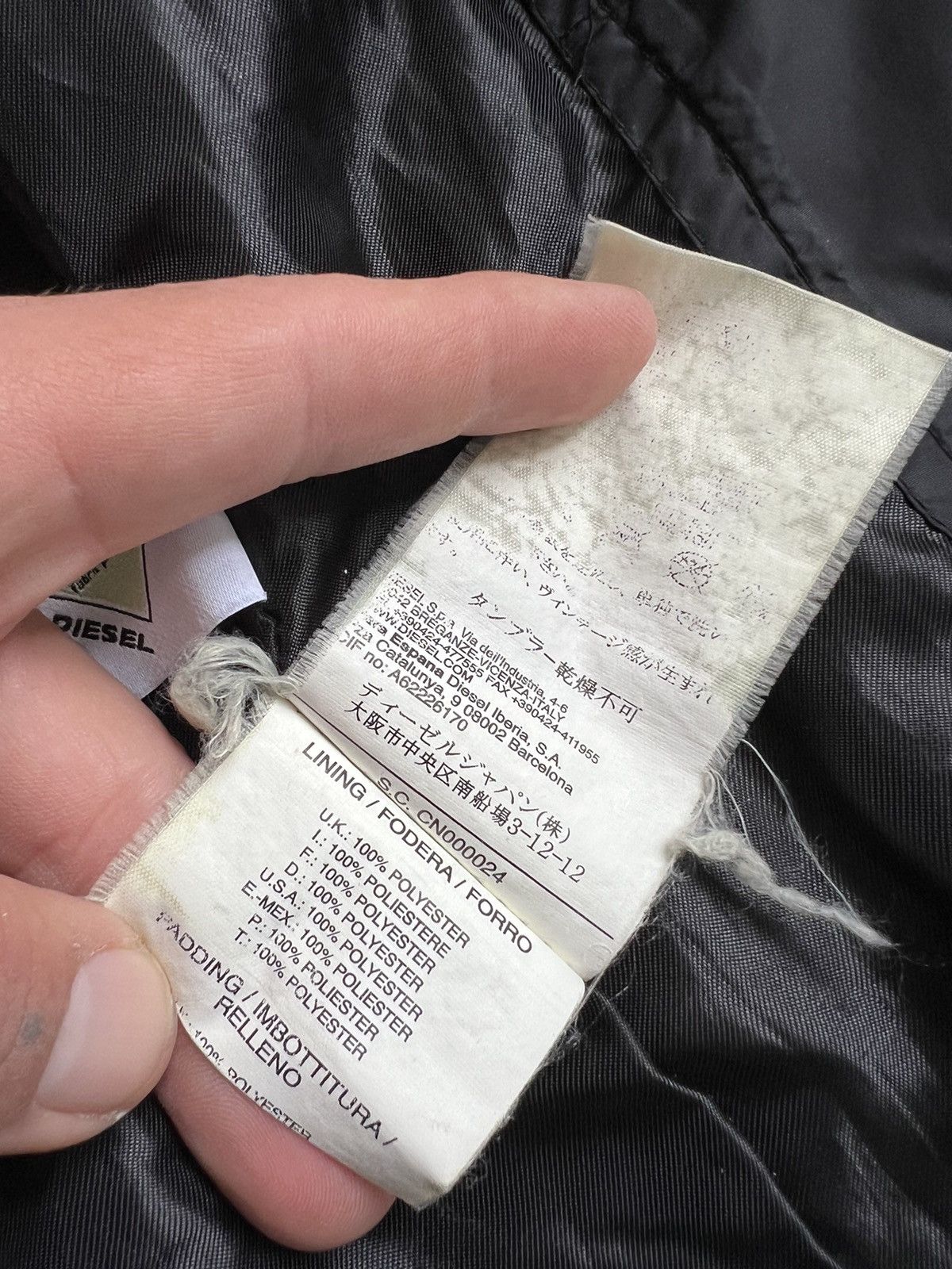 Diesel × If Six Was Nine × Japanese Brand Vintage Diesel jacket avant Garde Y2K Size S / US 4 / IT 40 - 15 Thumbnail