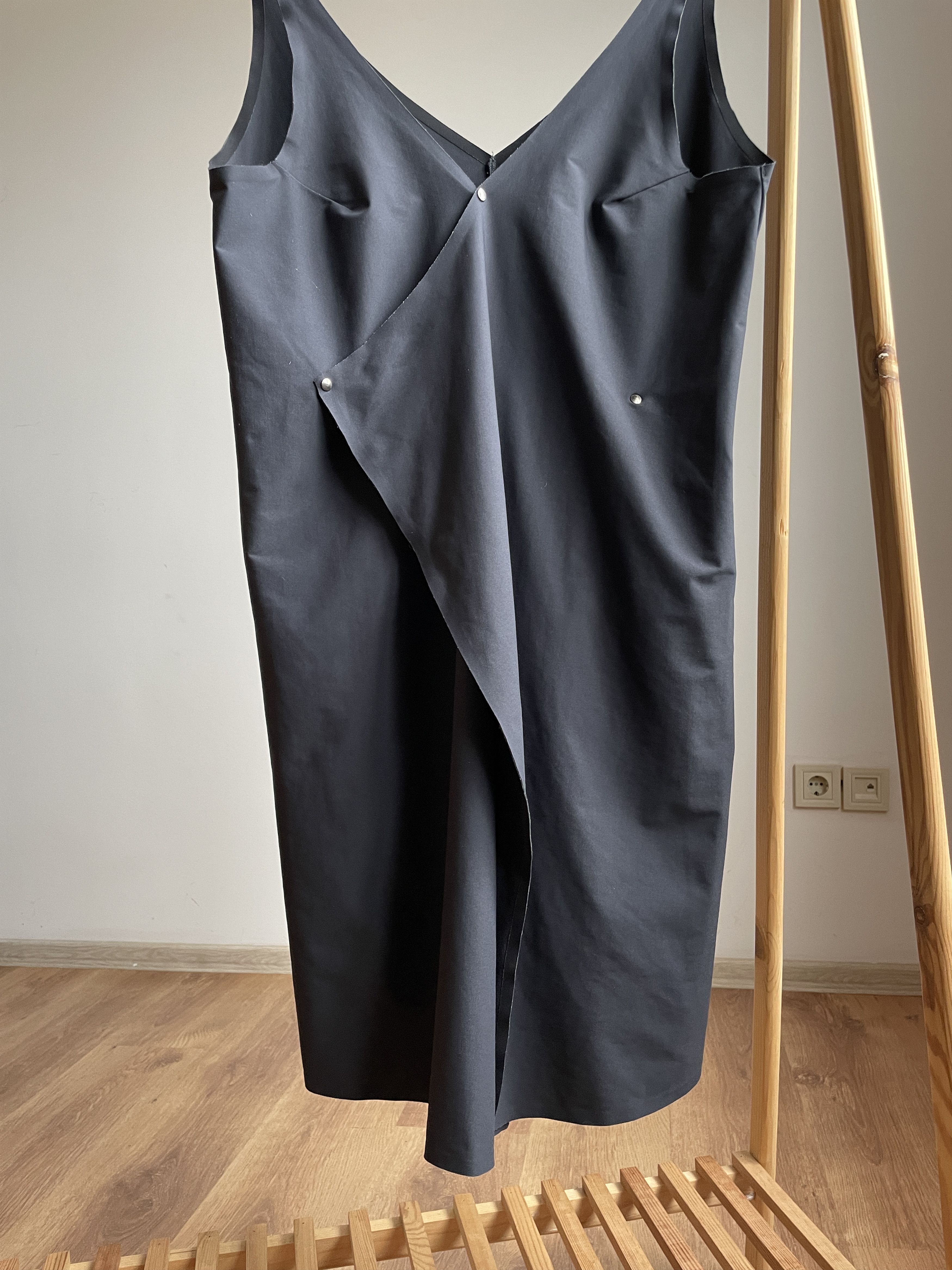 Other Aday Over In One Wrap Stretch Pockets Tank Dress Size M / US 6-8 / IT 42-44 - 5 Thumbnail