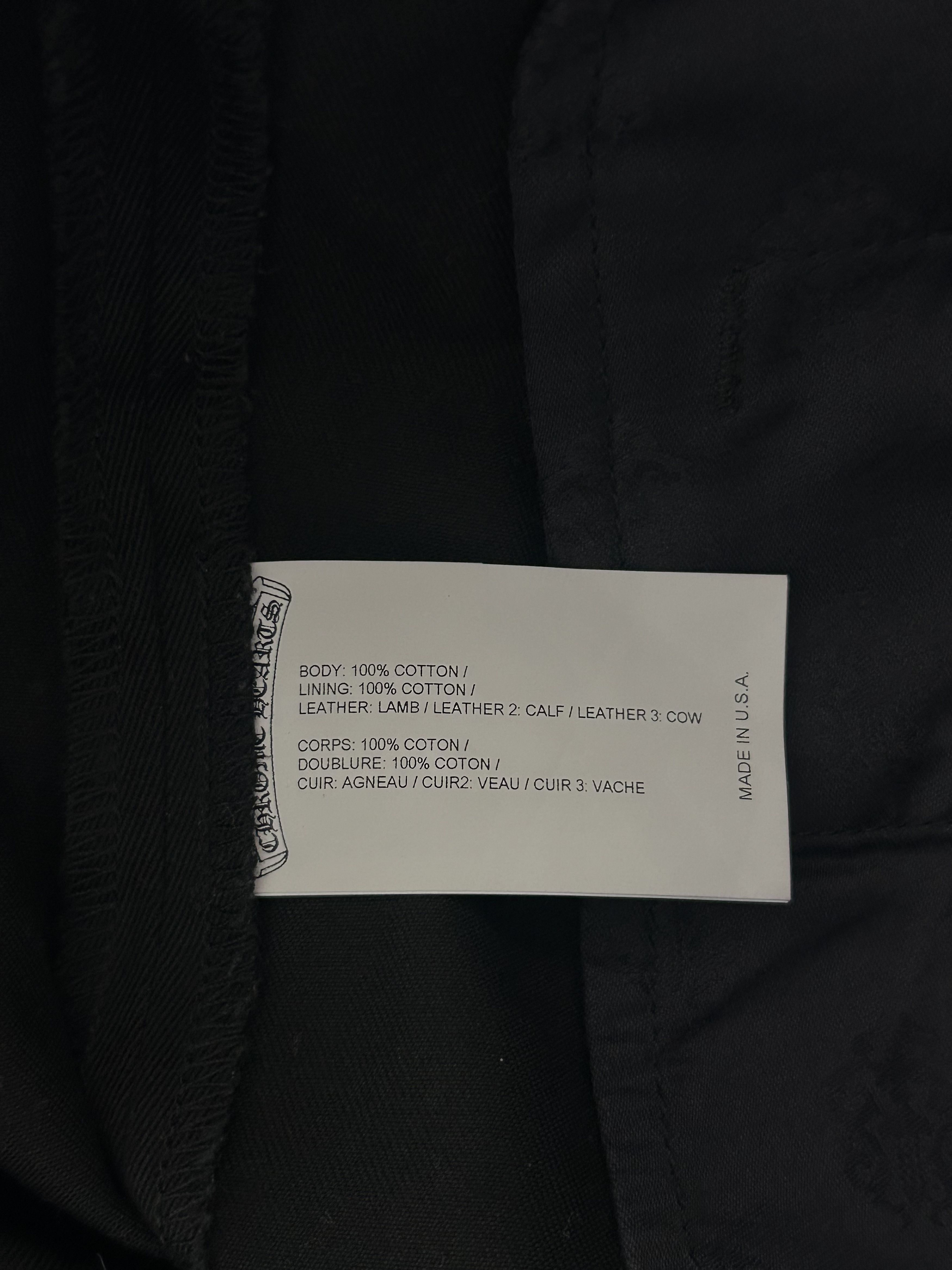 Chrome Hearts Chrome Hearts Matty Boy Black Multicolor Patch Cargo Pants Size US 33 - 4 Thumbnail
