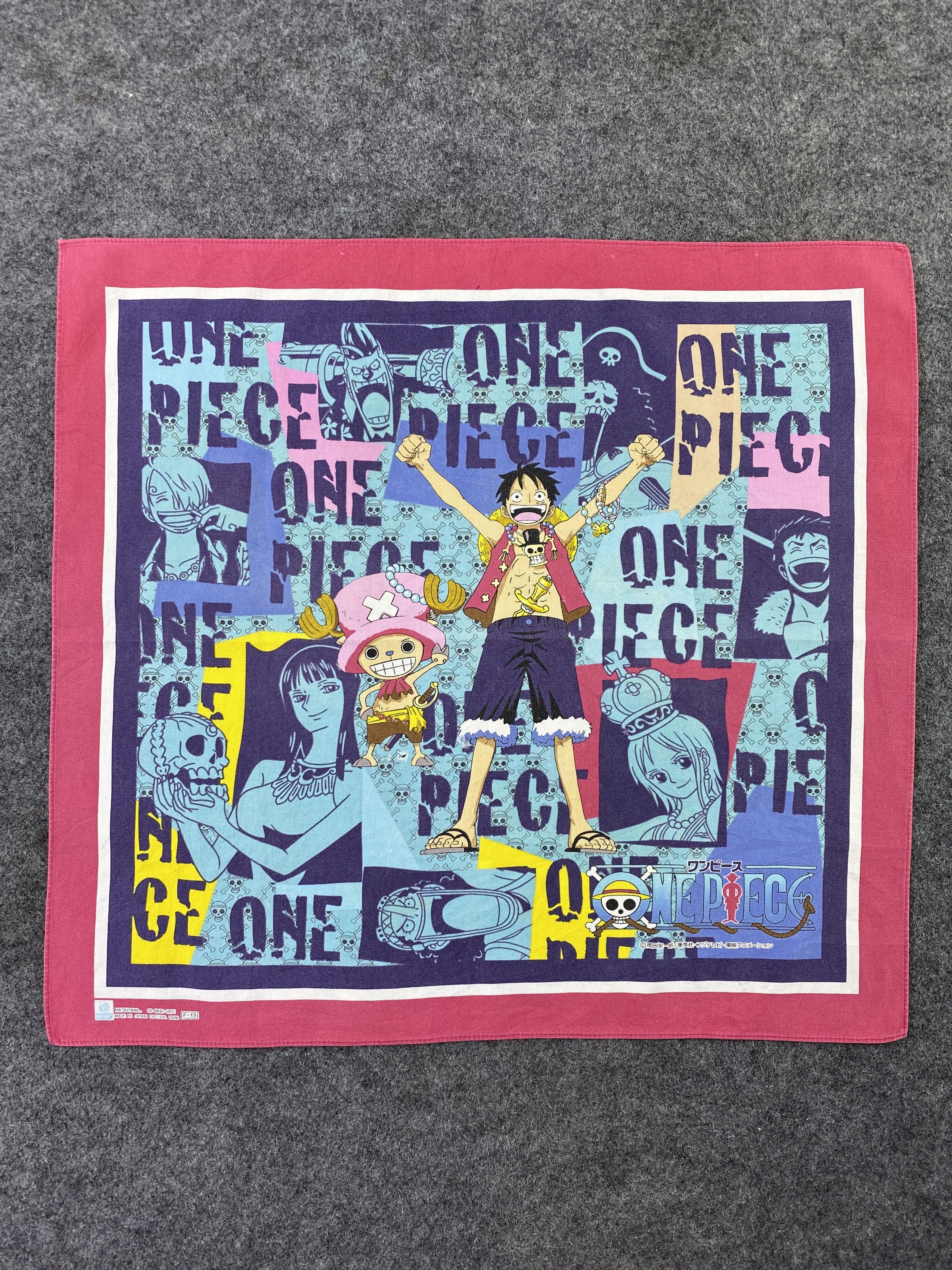 Anime × Japanese Brand × One Piece One Piece Scarf / Handkerchief / Bandana / Headscarf-B197 Size ONE SIZE - 3 Thumbnail