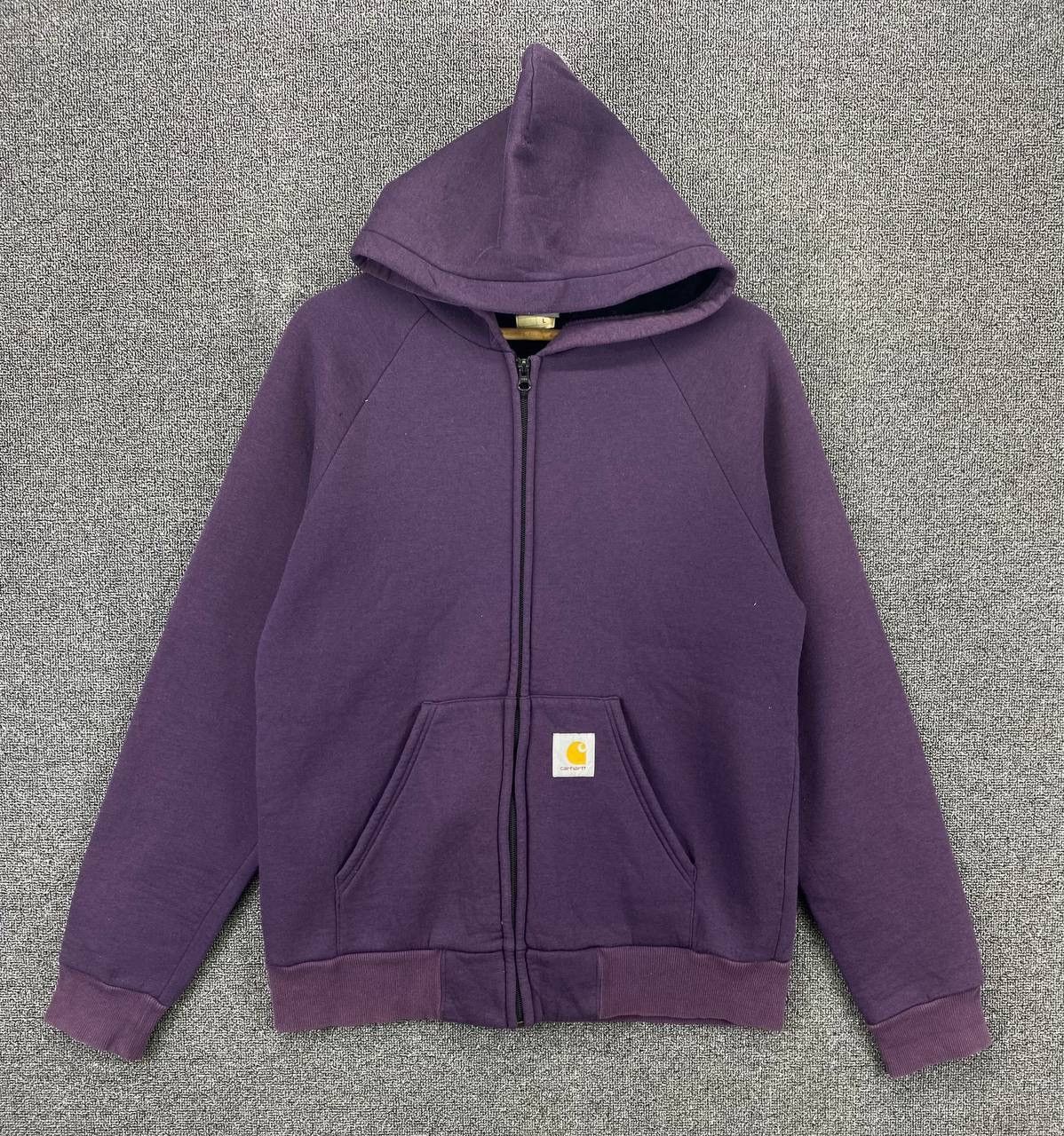 Vintage Carhartt Purple Zip Up Hoodie Jacket