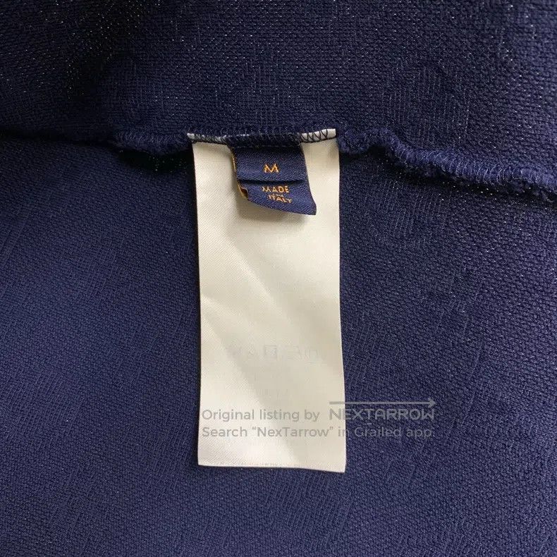 Louis Vuitton Louis Vuitton Dark blue navy blue full print short sleeves Size US M / EU 48-50 / 2 - 7 Thumbnail
