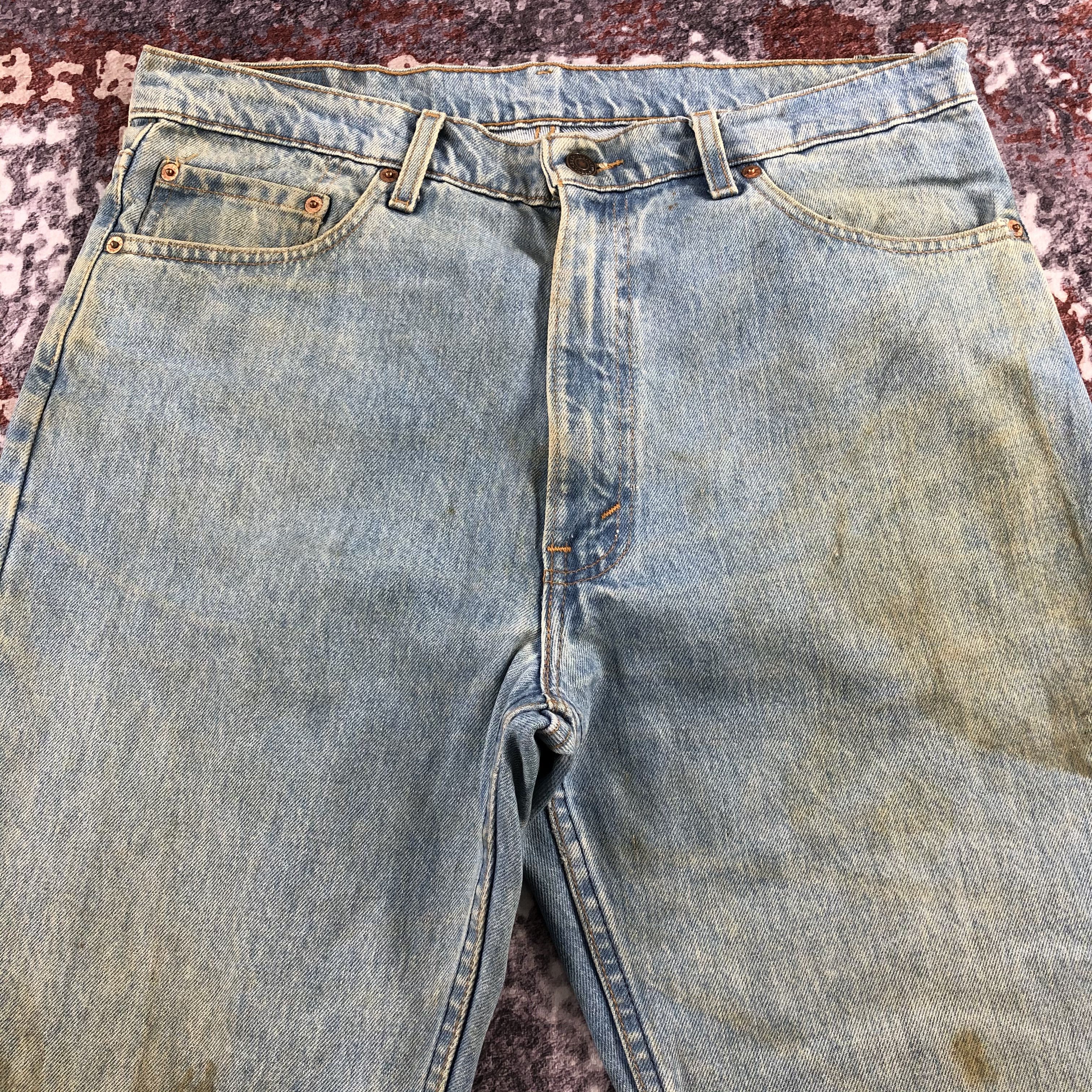 Levi's × Vintage Vintage 90s Light Wash Levis 515 Jeans-JM2217 Size US 36 / EU 52 - 3 Thumbnail