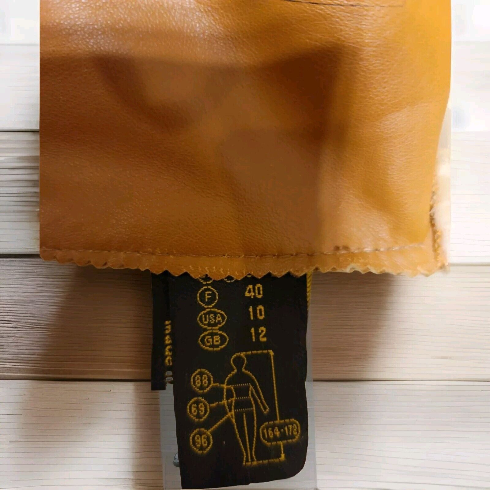 Other Friitala Tan Suede Shearling Coat Women’s Size 10 Size L / US 10 / IT 46 - 7 Thumbnail