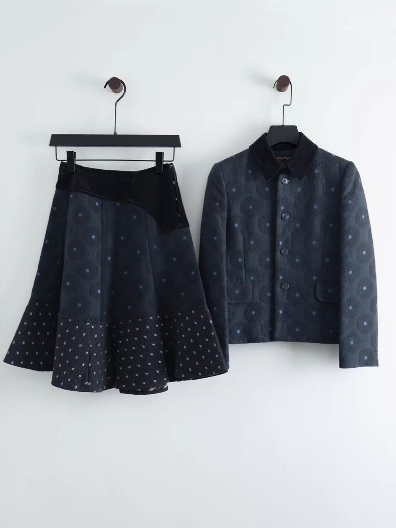 Comme des Garcons Comme des Garcons Velvet mosaic three-dimensional relief t Size S / US 4 / IT 40 - 1 Thumbnail