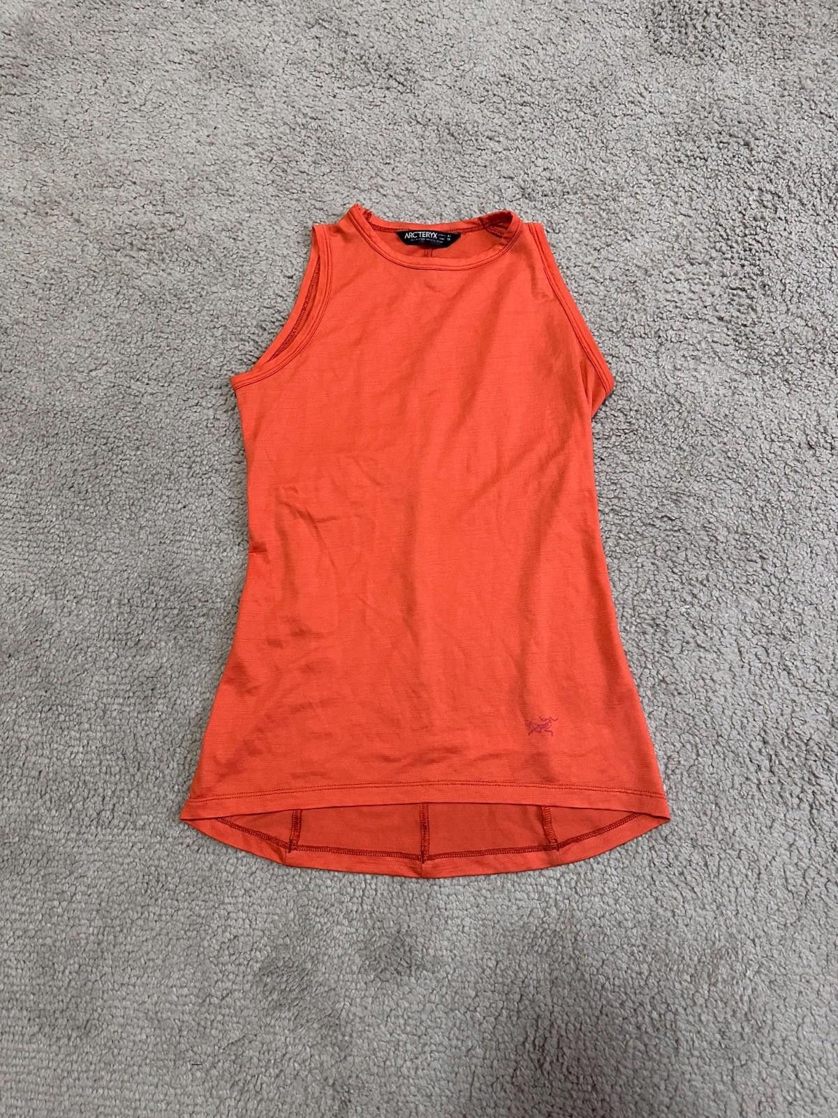 Arc'teryx Arcteryx Women’s Sleeveless Orange Yoga Gym Workout Tank Top Size XS / US 0-2 / IT 36-38 - 1 Thumbnail