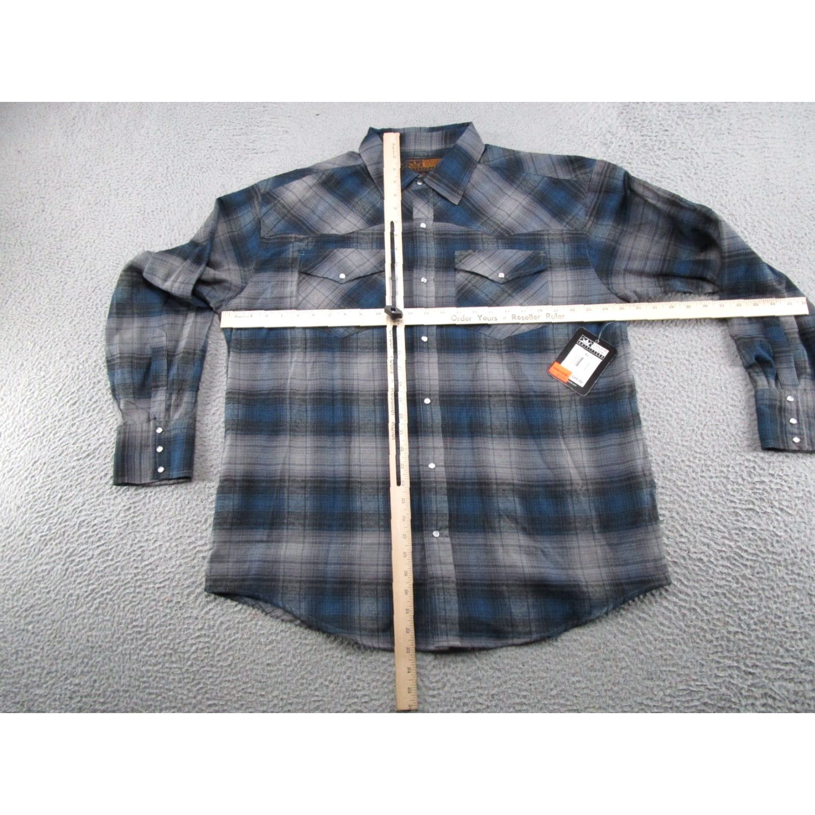 Vintage VINTAGE Canyon River Blues Western Shirt Mens XL Plaid Long Sleeve Pearl Snap Rodeo NEW Size US XL / EU 56 / 4 - 6 Thumbnail