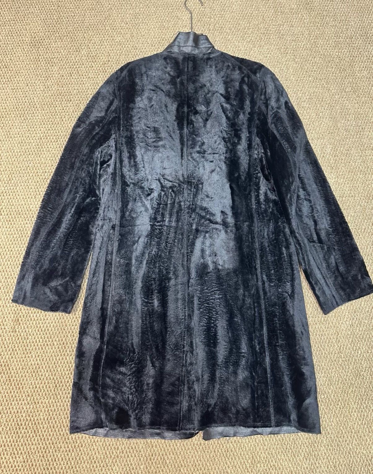 Comme des Garcons Homme Plus Comme des Garçons HOMME PLUS Black Velvet Long Coat K23 Size US L / EU 52-54 / 3 - 7 Thumbnail
