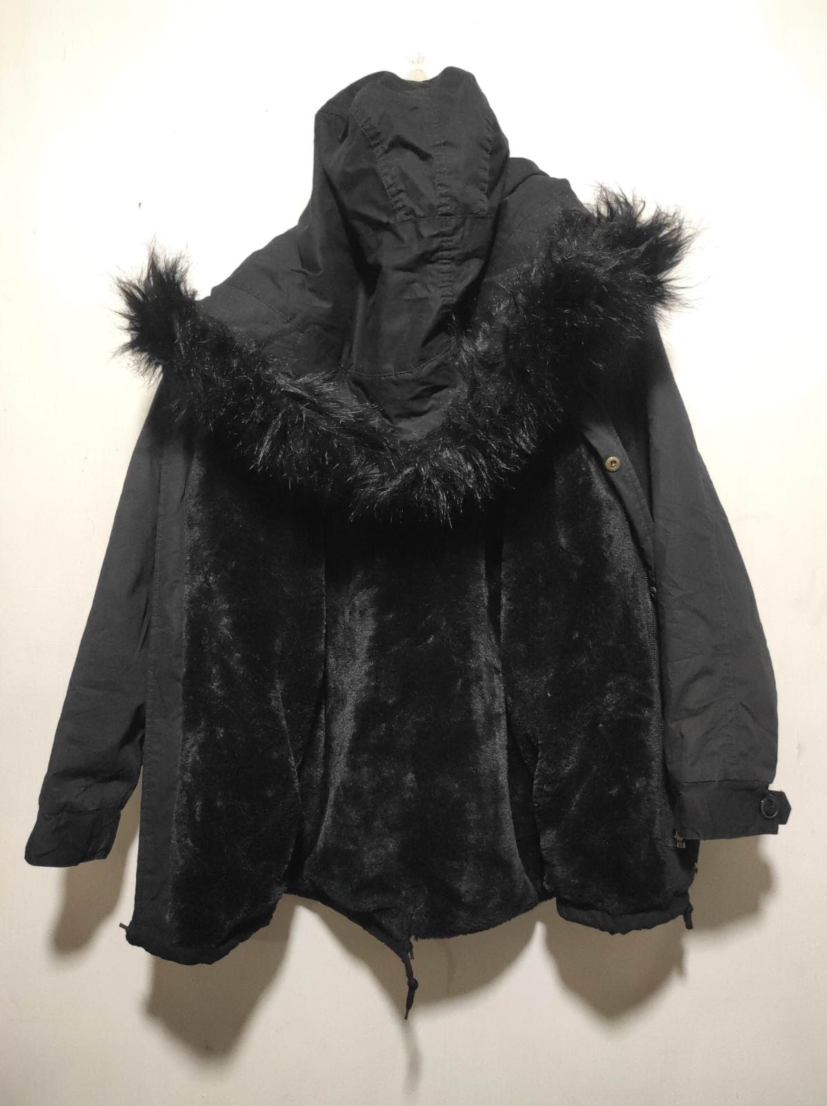 Japanese Brand Top Queen Sherpa zip fur hoodie parka jacket LGB style Size US M / EU 48-50 / 2 - 11 Thumbnail