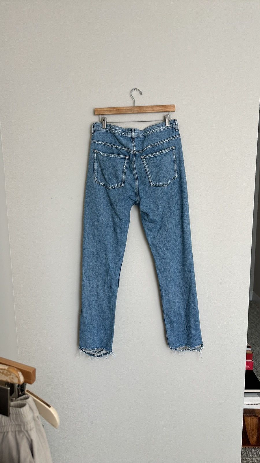 Acne Studios Acne Studios Van Indigo Fray Denim Pant 32/32 Size US 32 / EU 48 - 3 Thumbnail