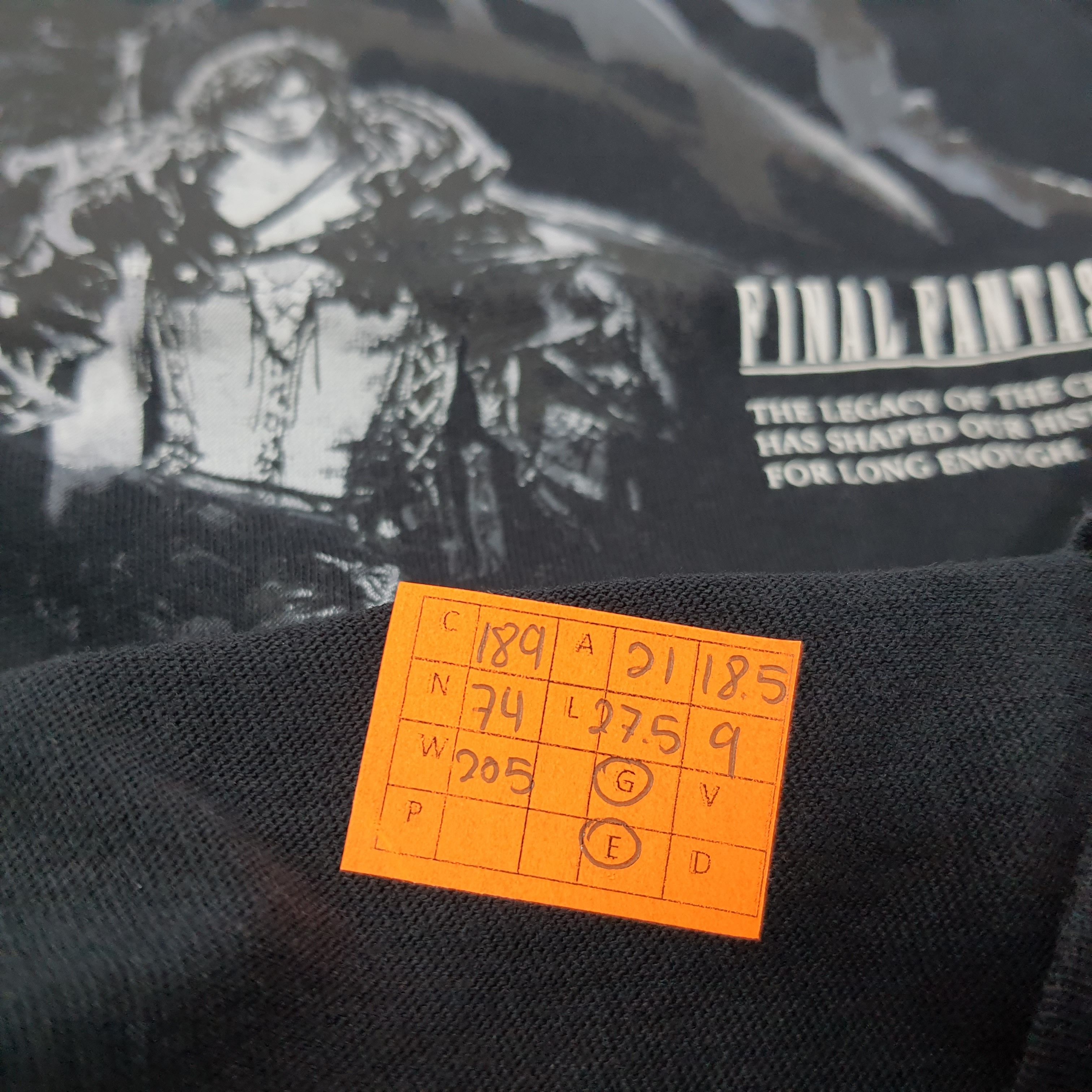 The Game × Vintage Vintage Final Fantasy XVI 35th Anniversary Tshirt Size US L / EU 52-54 / 3 - 8 Thumbnail