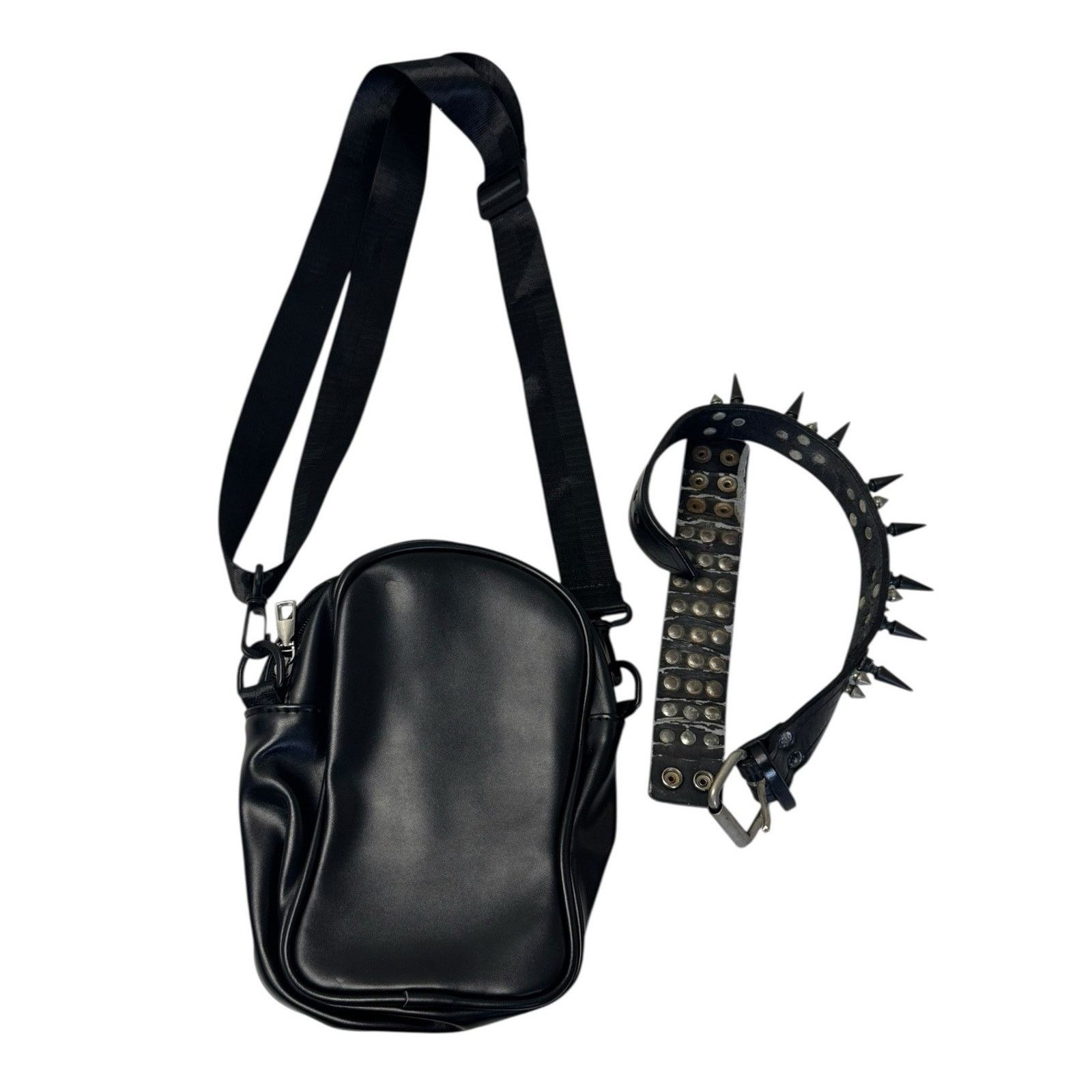 Other SCREAM Ghost Face Crossbody Purse Spiked Choker Bracelet Size ONE SIZE - 4 Thumbnail