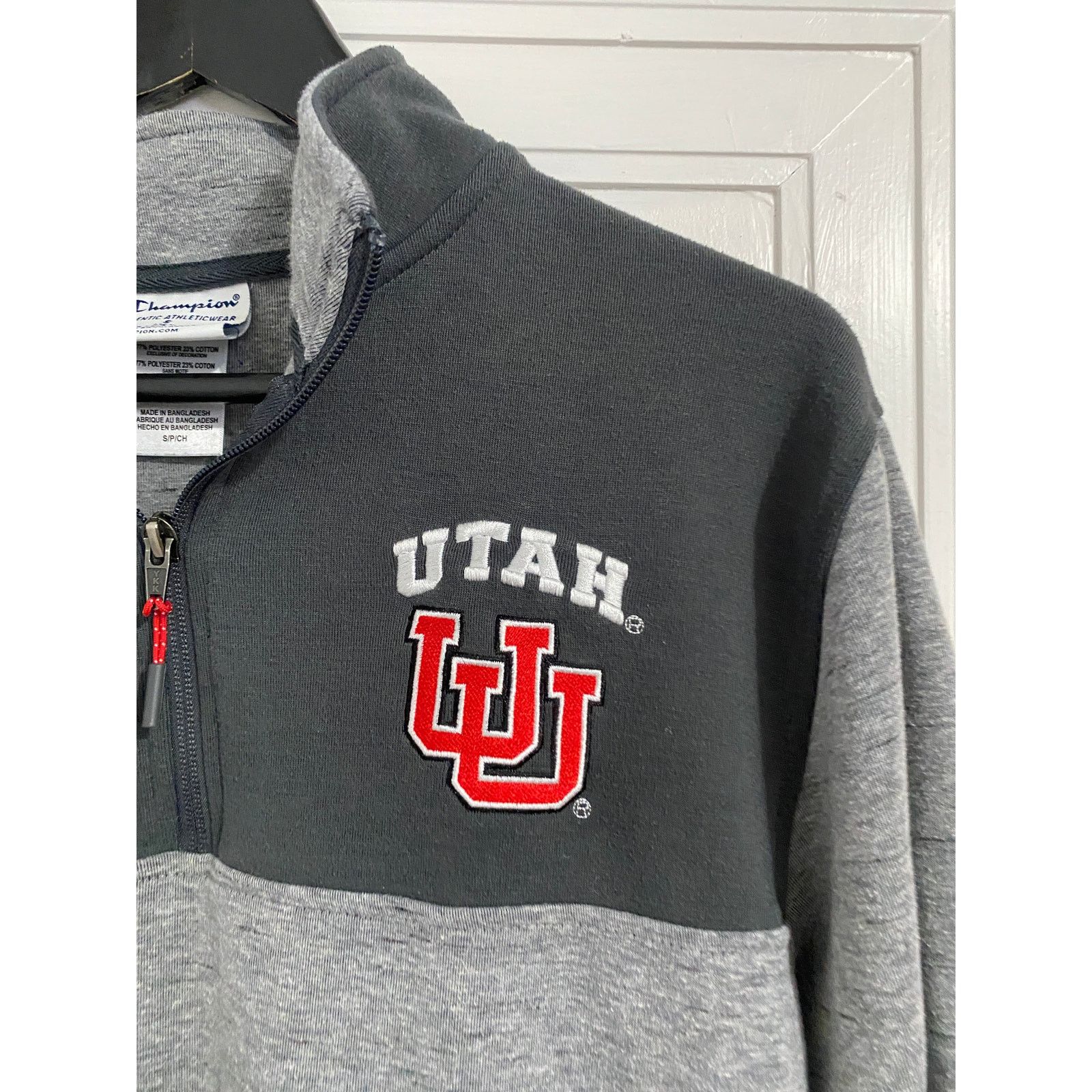 Champion University of Utah Utes Champion 1/4-Sweatshirt Size Small Size US S / EU 44-46 / 1 - 2 Thumbnail