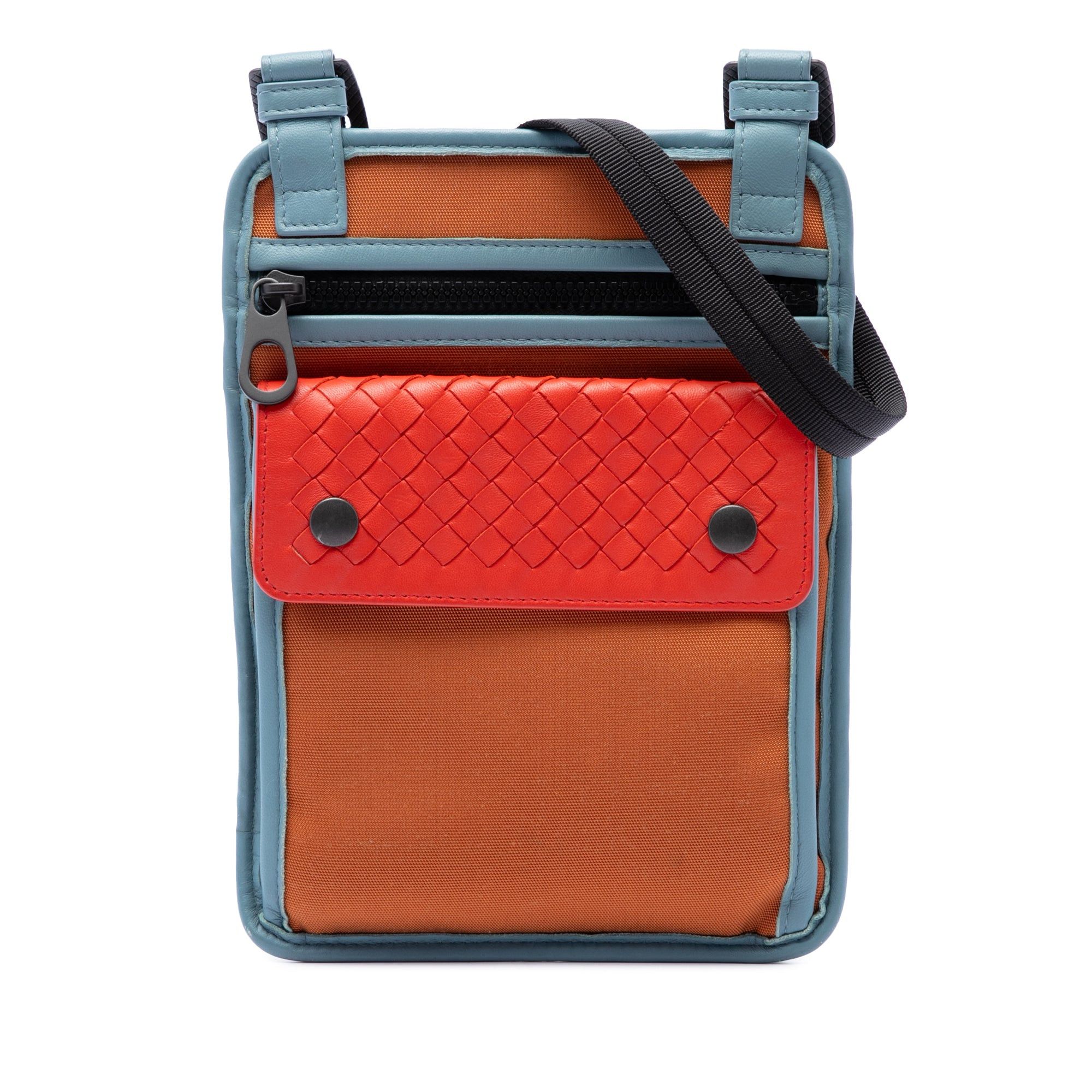 Bottega Veneta Nappa Intrecciato Trimmed Nylon High Tech Crossbody Size ONE SIZE - 1 Thumbnail