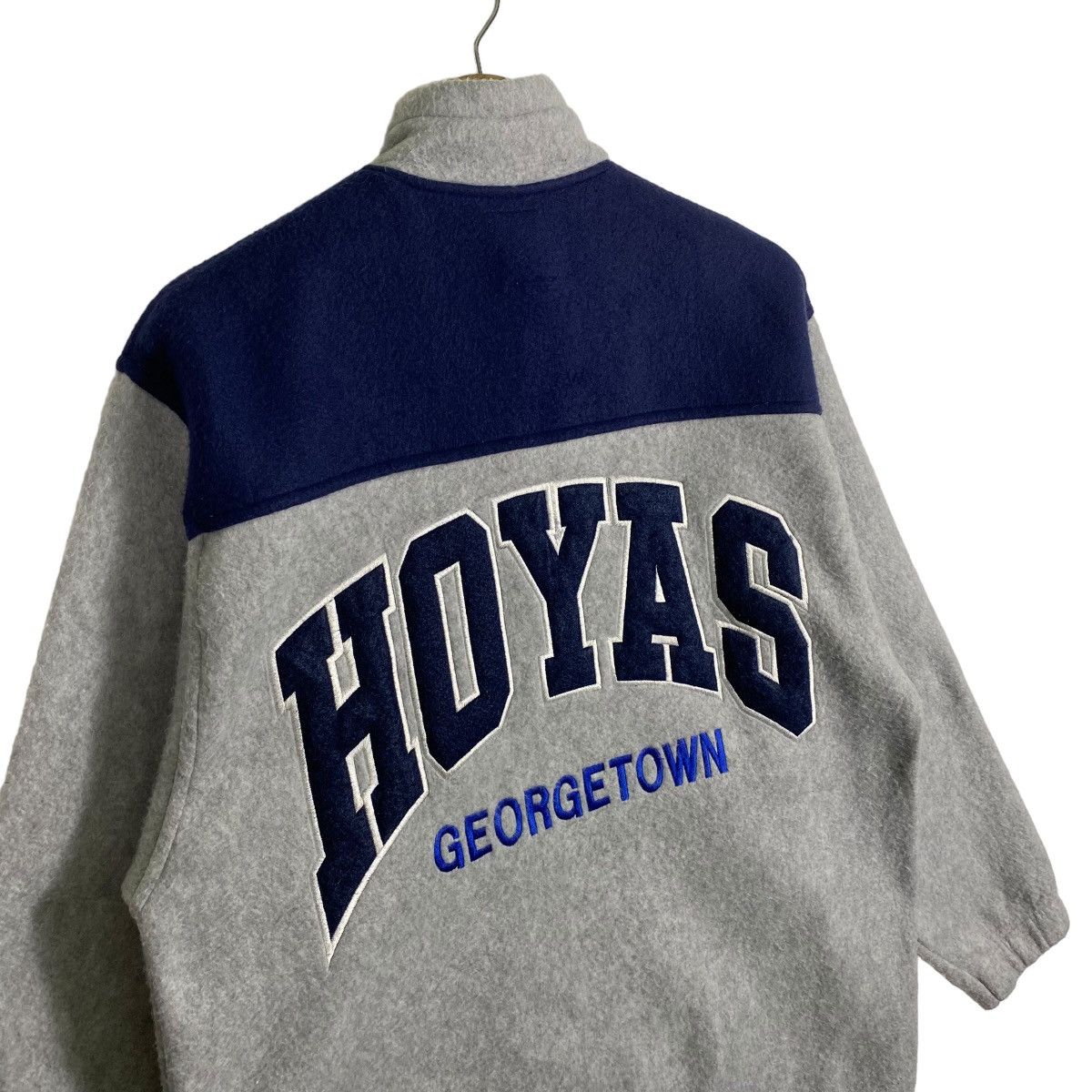 Vintage Vintage Georgetown University Hoyas Fleece Zipper Jacket Size US M / EU 48-50 / 2 - 11 Thumbnail