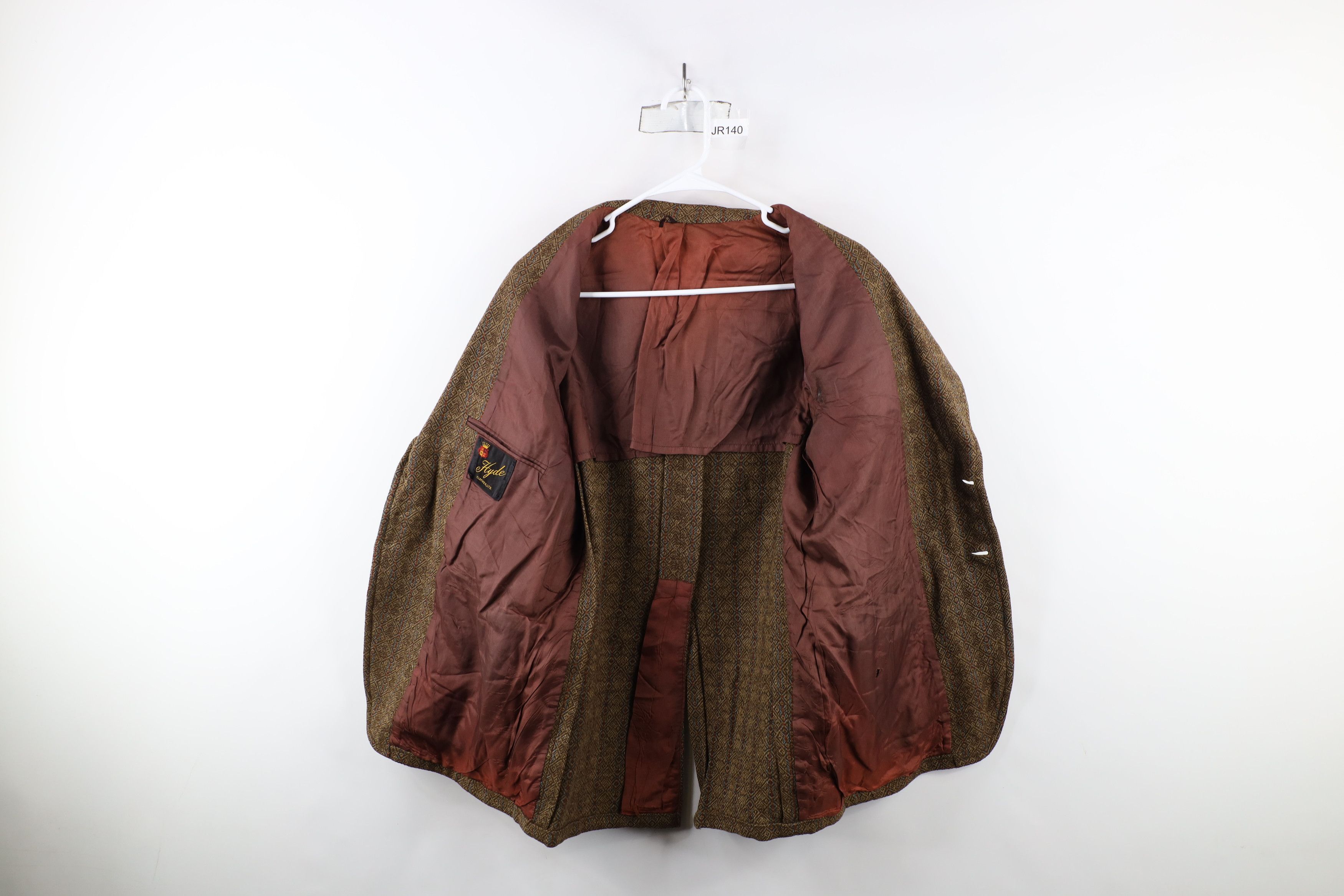 Vintage Vintage 60s 70s Streetwear Geometric Coat Blazer Jacket USA Size US L / EU 52-54 / 3 - 7 Thumbnail