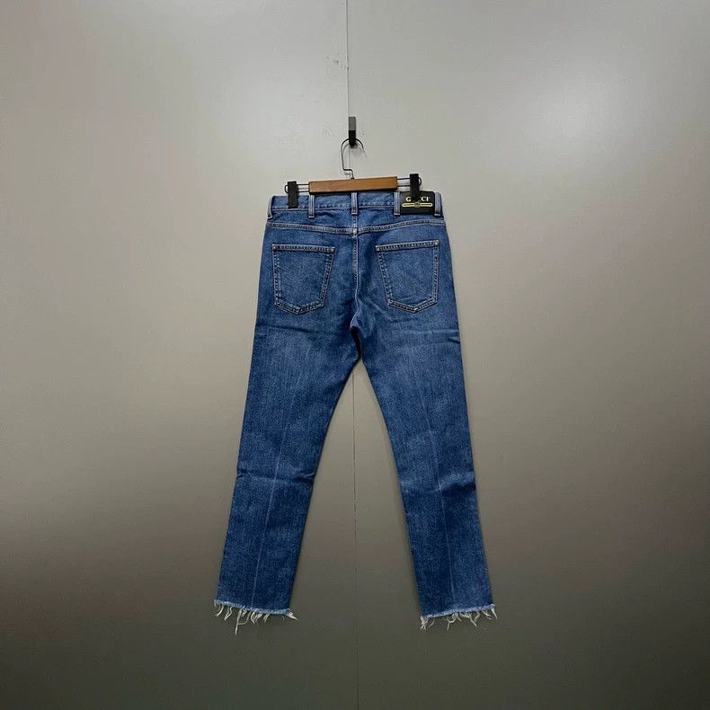 Gucci Gucci Blue washed jeans Size 31" - 2 Thumbnail