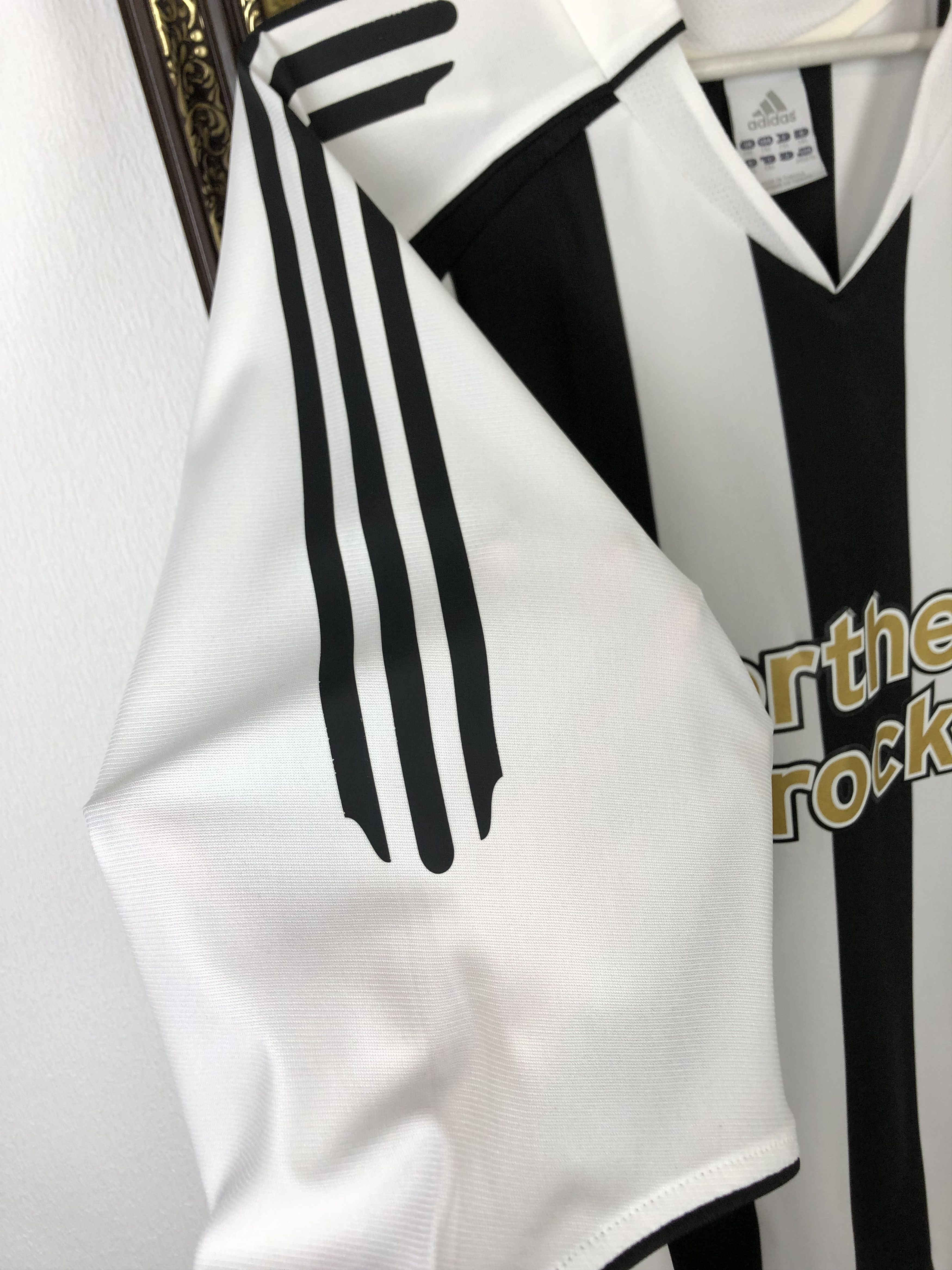 Adidas Newcastle Home football shirt 2005 Soccer Adidas Jersey Size US XXL / EU 58 / 5 - 8 Thumbnail