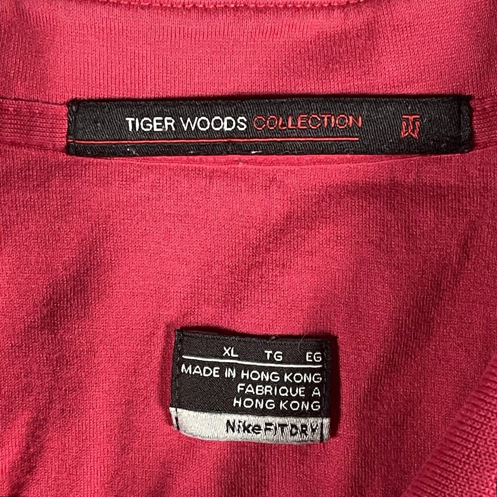 Nike Nike Fit-Dry Tiger Woods Collection Polo Shirt XL Red Golf Golfing Nike Brand Mens Shirts Polo Size US XL / EU 56 / 4 - 6 Thumbnail