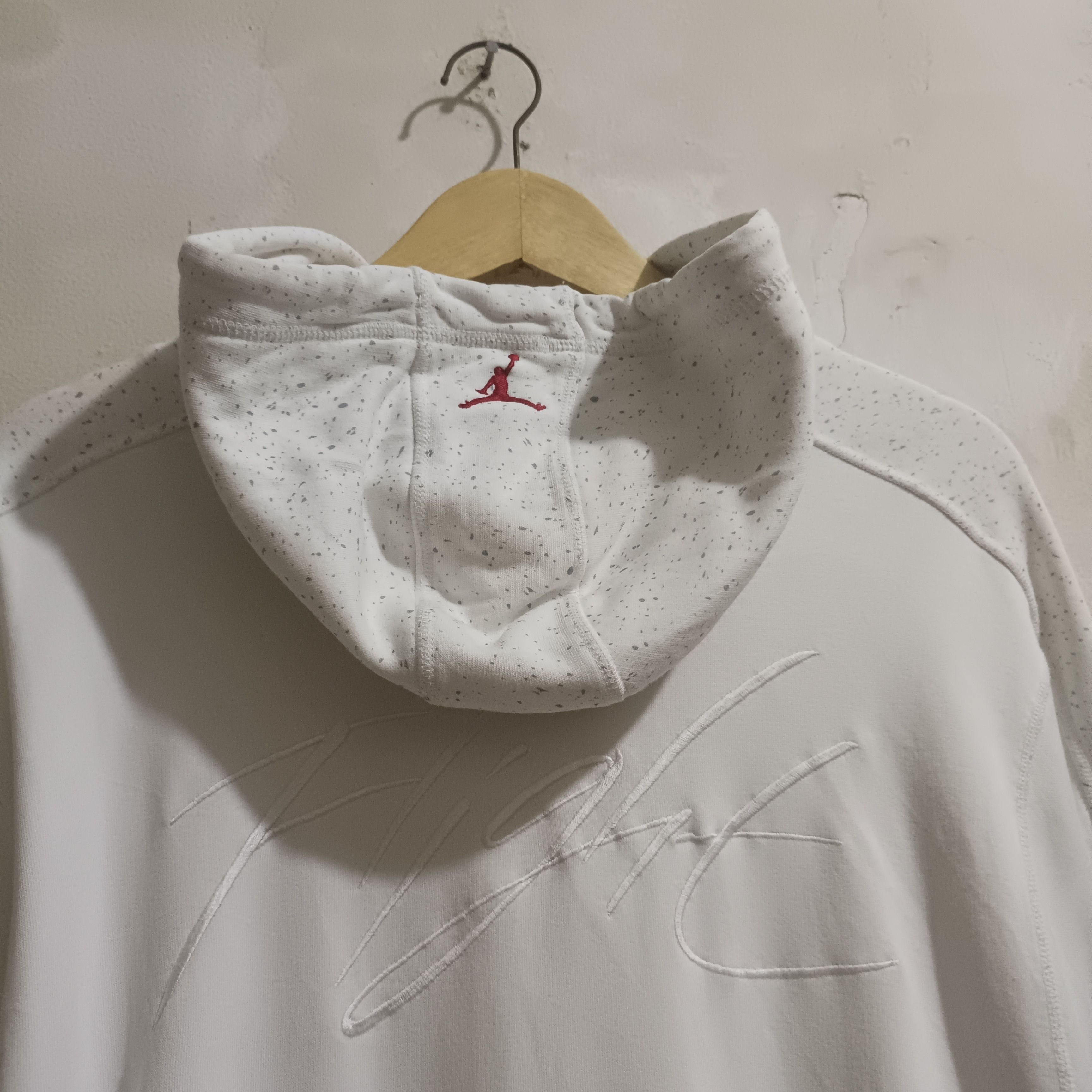 Jordan Brand Air Jordan Galaxy Speckle Flight White Full Zip Hoodie Size US L / EU 52-54 / 3 - 6 Thumbnail
