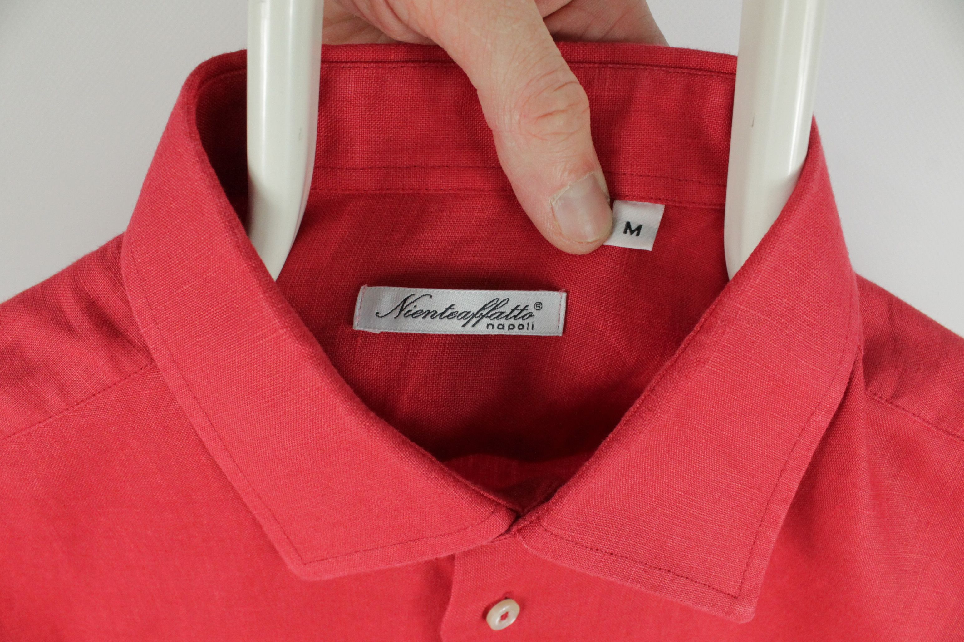 Other Nienteaffatto Napoli Red Linen Shirt Size US M / EU 48-50 / 2 - 3 Thumbnail