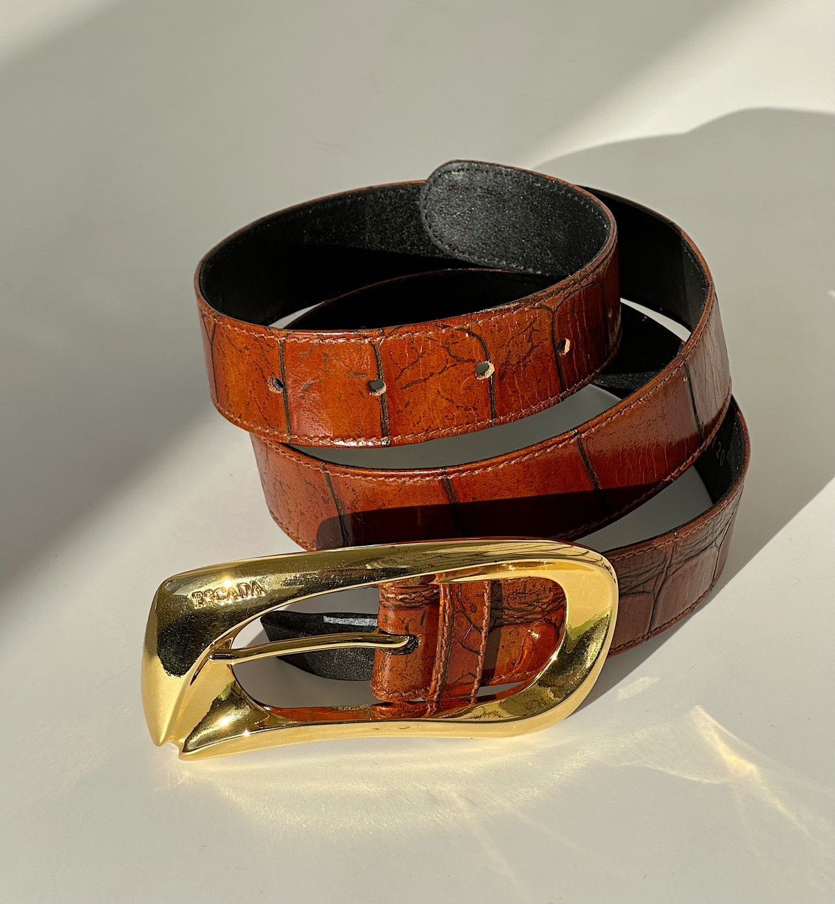 小物 00s y2k archive ESCADA GOLD buckle belt 00s y2k archive ESCADA GOLD buckle belt