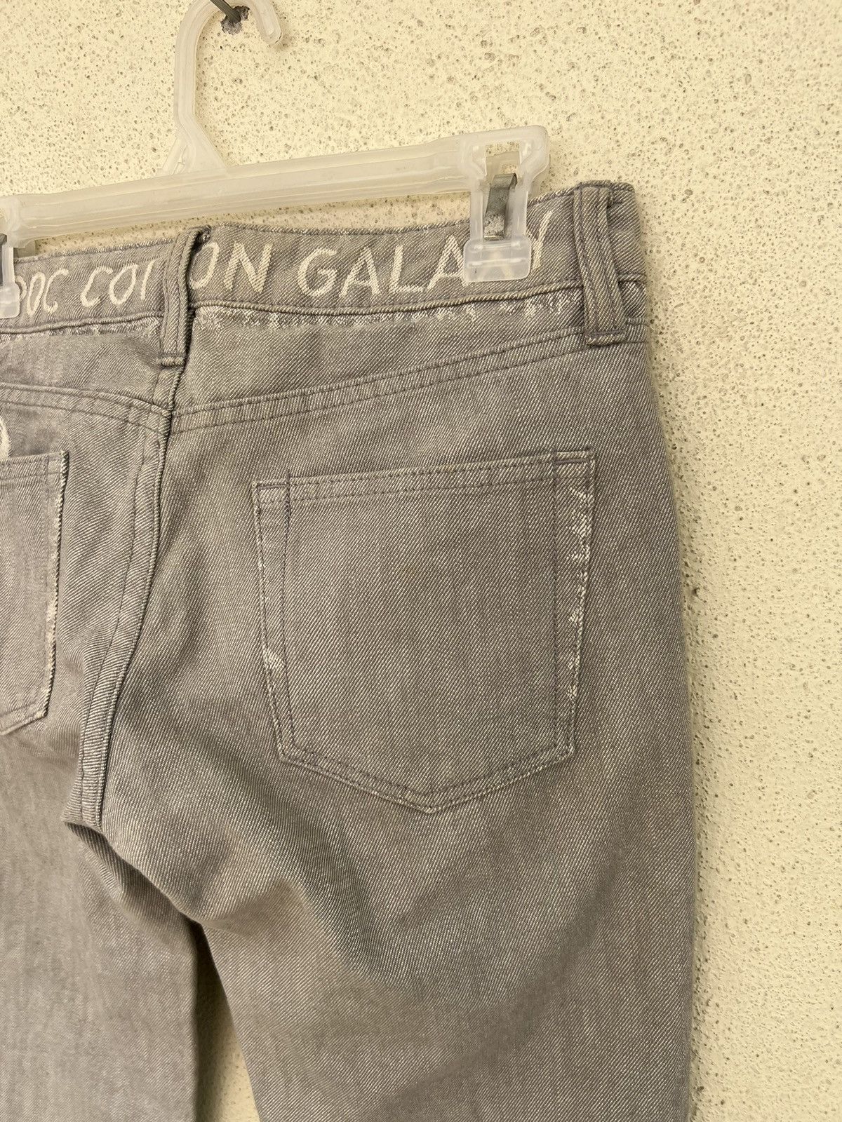 Issey Miyake Vintage Issey Miyake A-Poc Galaxy Grey Denim Flare Jeans Size US 28 / EU 44 - 19 Thumbnail