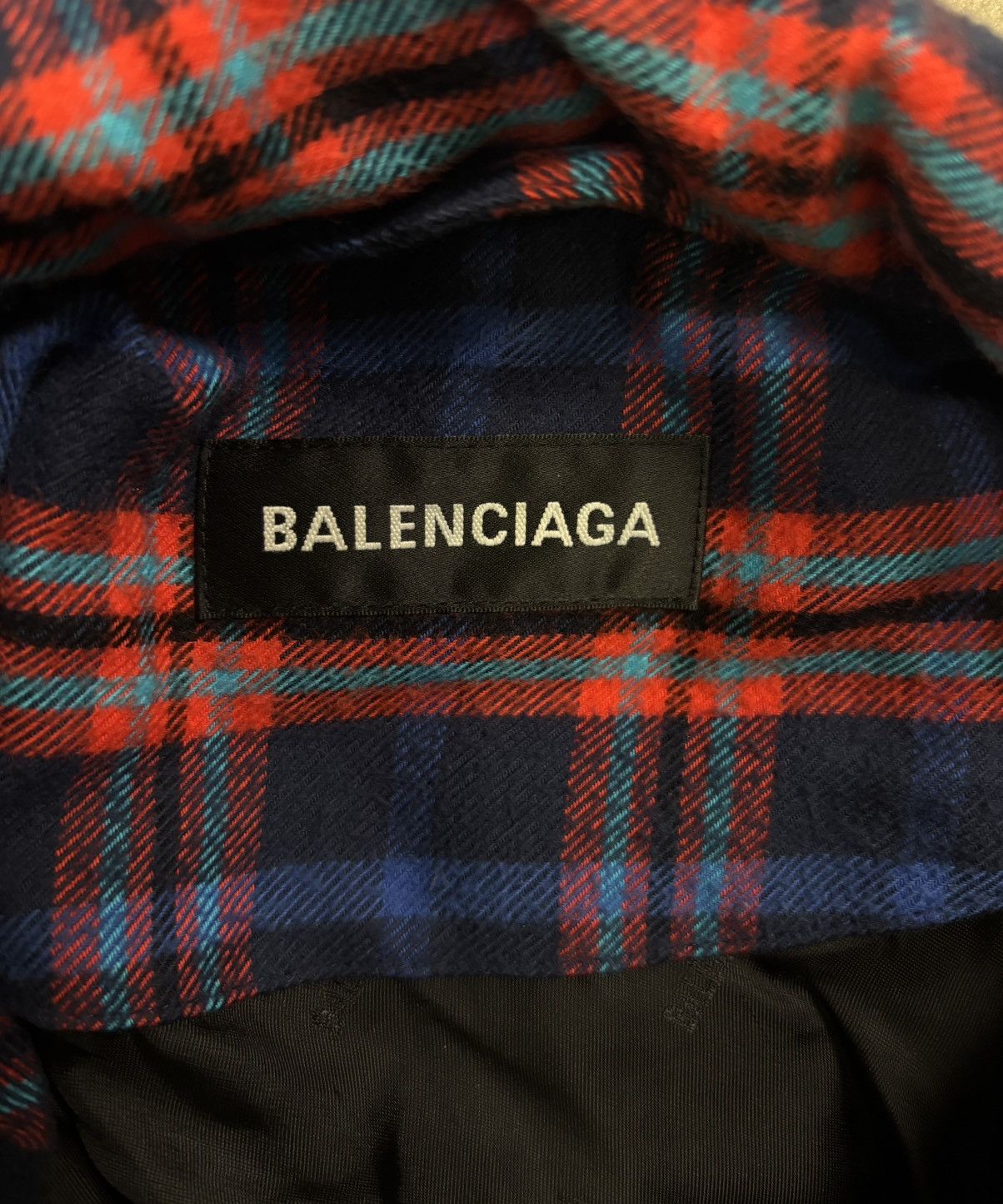 Balenciaga Balenciaga Oversized Cocoon Flannel Padded Jacket Size US M / EU 48-50 / 2 - 12 Thumbnail