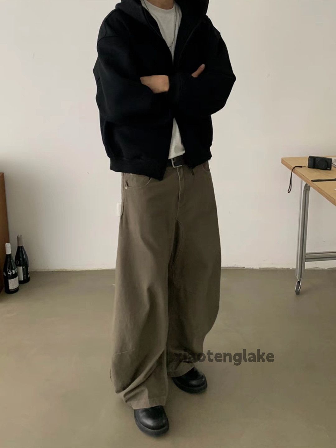 Jean × Vintage washed faded cleanfit yuppie loose baggy jeans Size US 30 / EU 46 - 6 Thumbnail