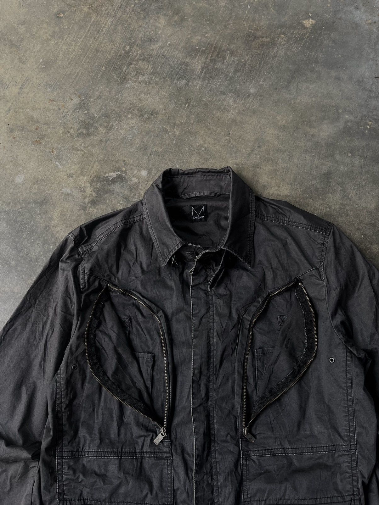 Japanese Brand Vtg DKNY Militery Jacket Size US XL / EU 56 / 4 - 4 Thumbnail