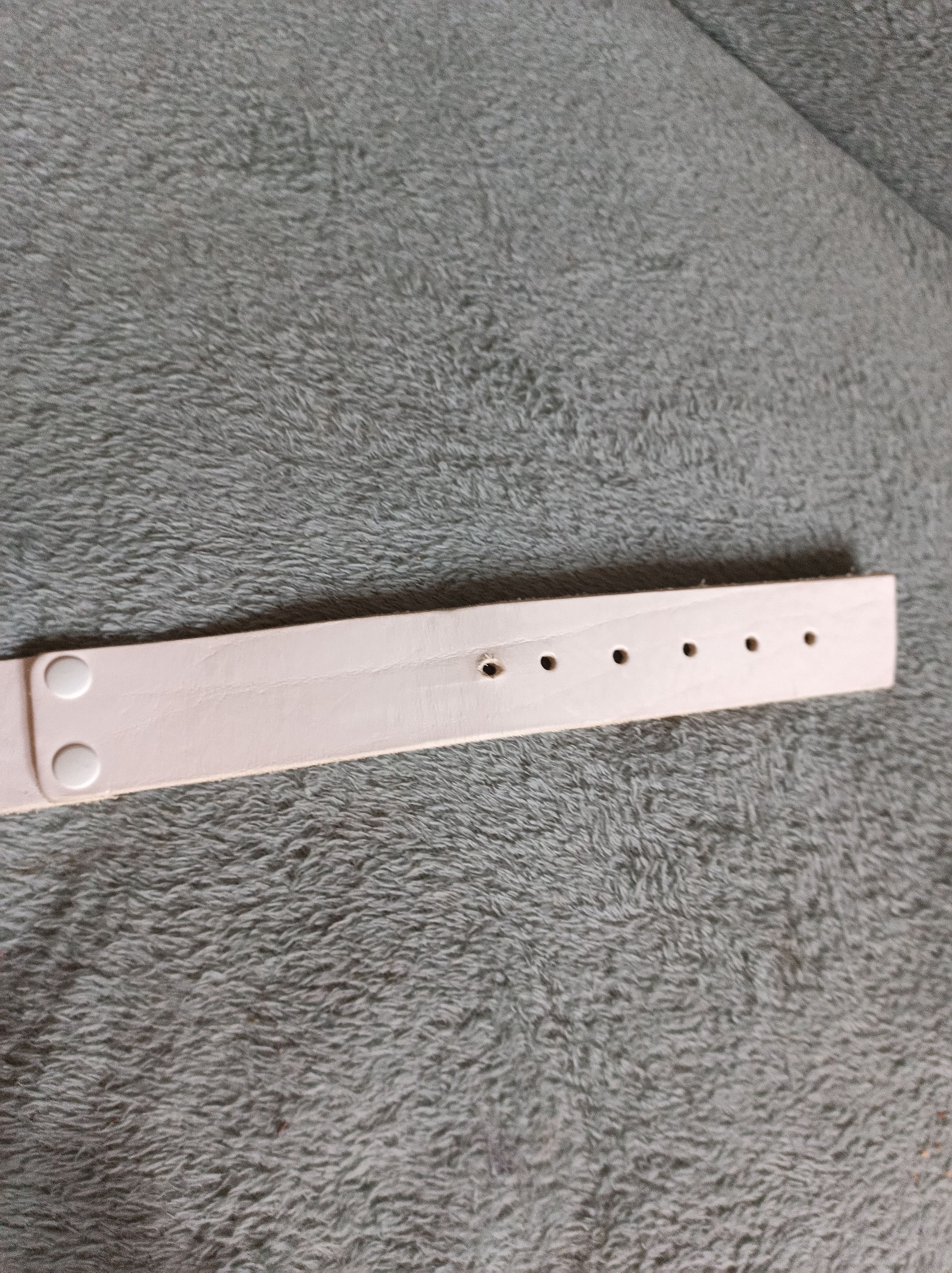 Diesel DIESEL Men's White Belt Leather Studded Size 100 Size 40 - 14 Thumbnail