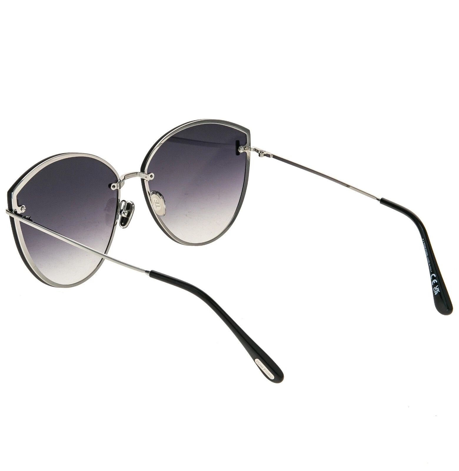 Tom Ford TOM FORD EVANGELINE TF1106 16C Silver Sunglass 1106 FT1106 Size ONE SIZE - 3 Thumbnail