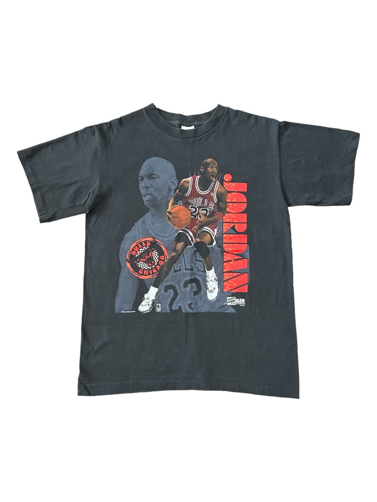 Salem Sportswear × Vintage 1990s Michael Jordan T-Shirt Size US L / EU 52-54 / 3 - 1 Thumbnail