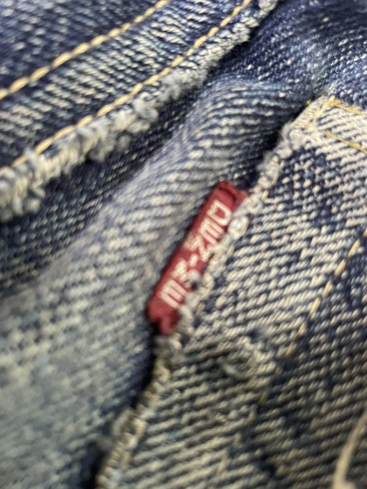 Denime Vintage Denime Orizzonti Selvedge Faded Distresed Denim Size US 30 / EU 46 - 17 Thumbnail