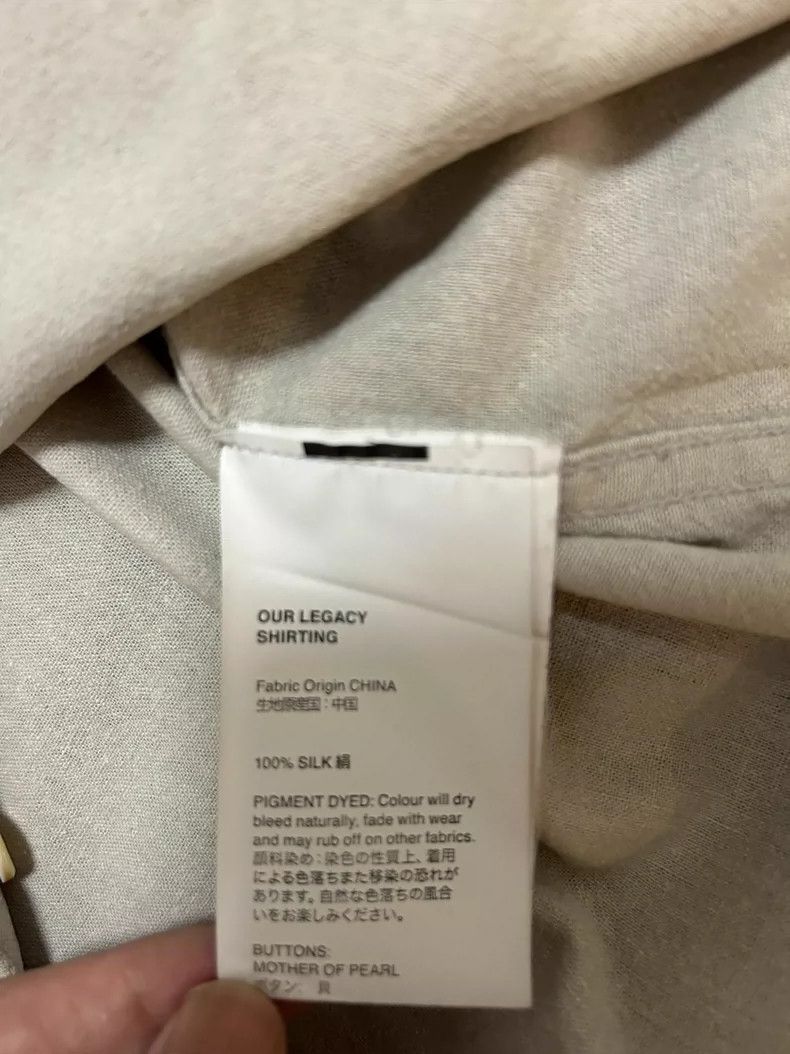 Our Legacy Our Legacy size44 shirt Size US S / EU 44-46 / 1 - 3 Thumbnail
